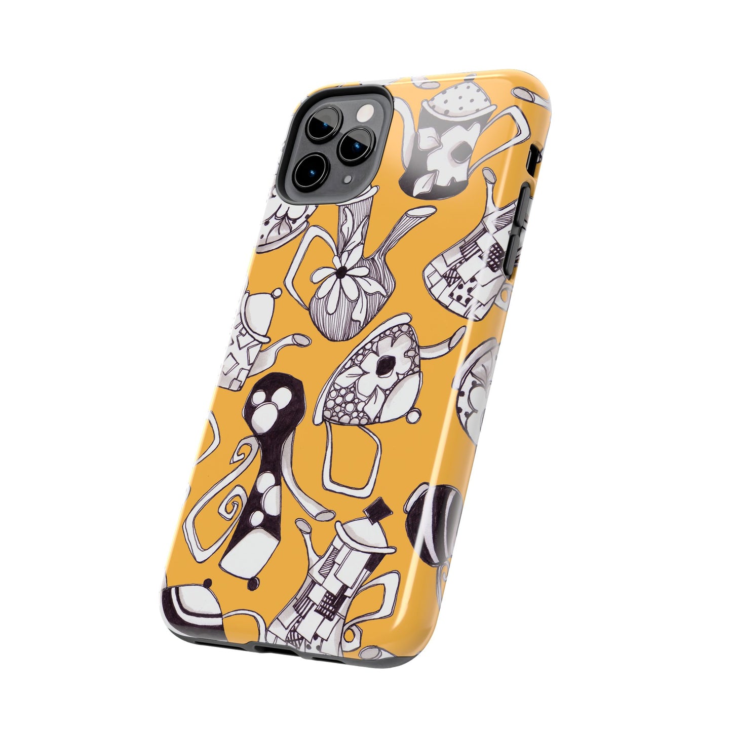 Fancy Pots Yellow Phone Case