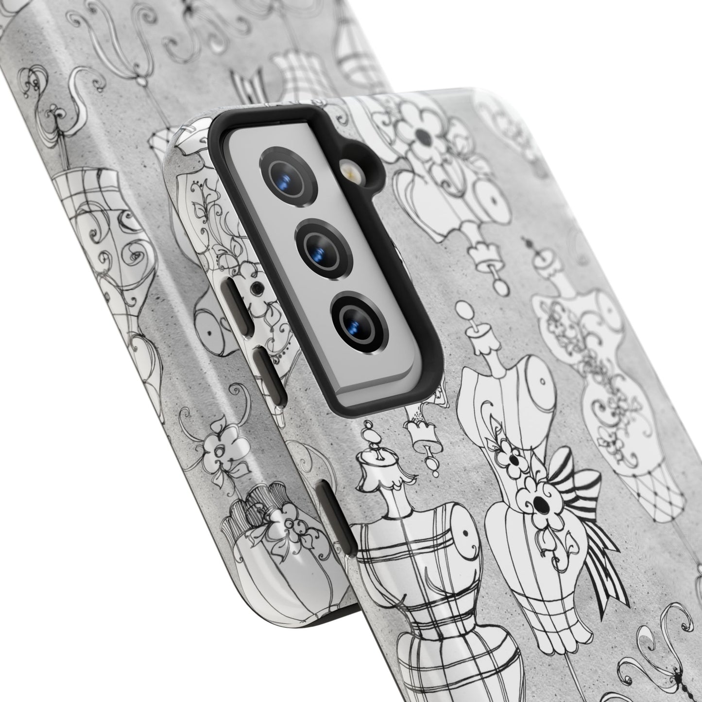 Mannequineque Silver Phone Case