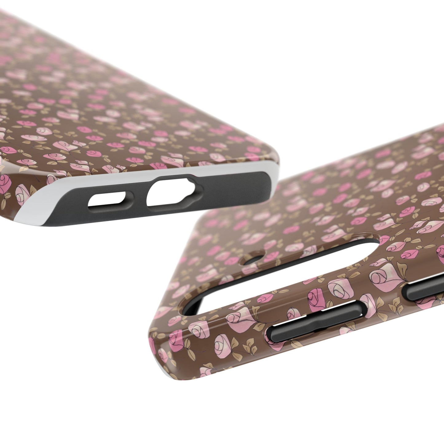 Little Bitty Roses Chocolate Phone Case