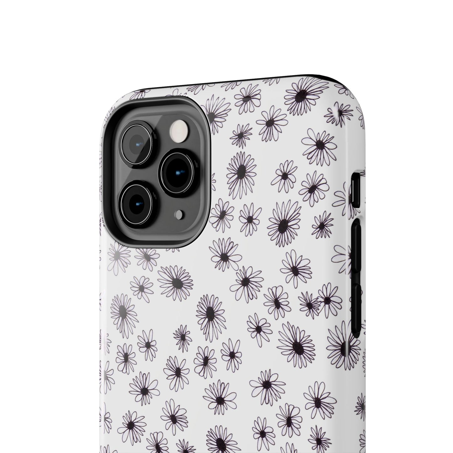 Random Daisy White / Black Phone Case