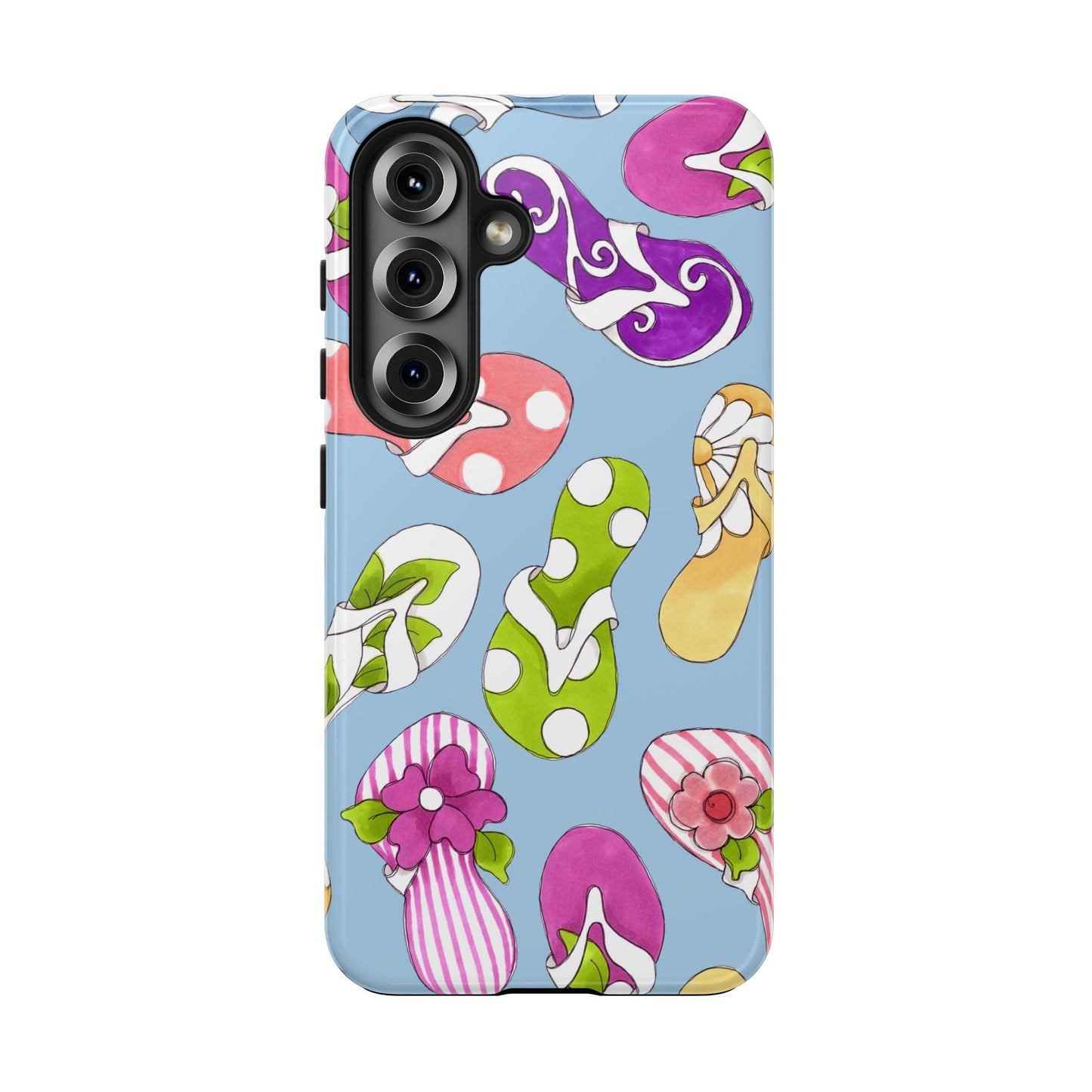 Flip Flops Blue Phone Case