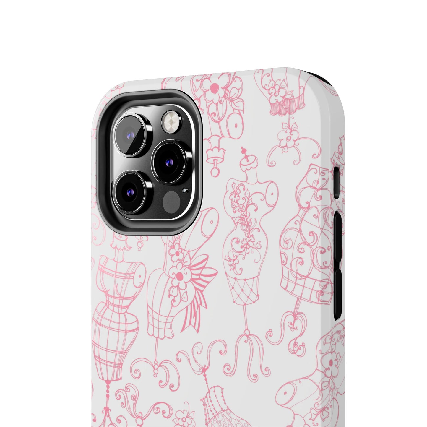 Mannequinique White / Pink Phone Case