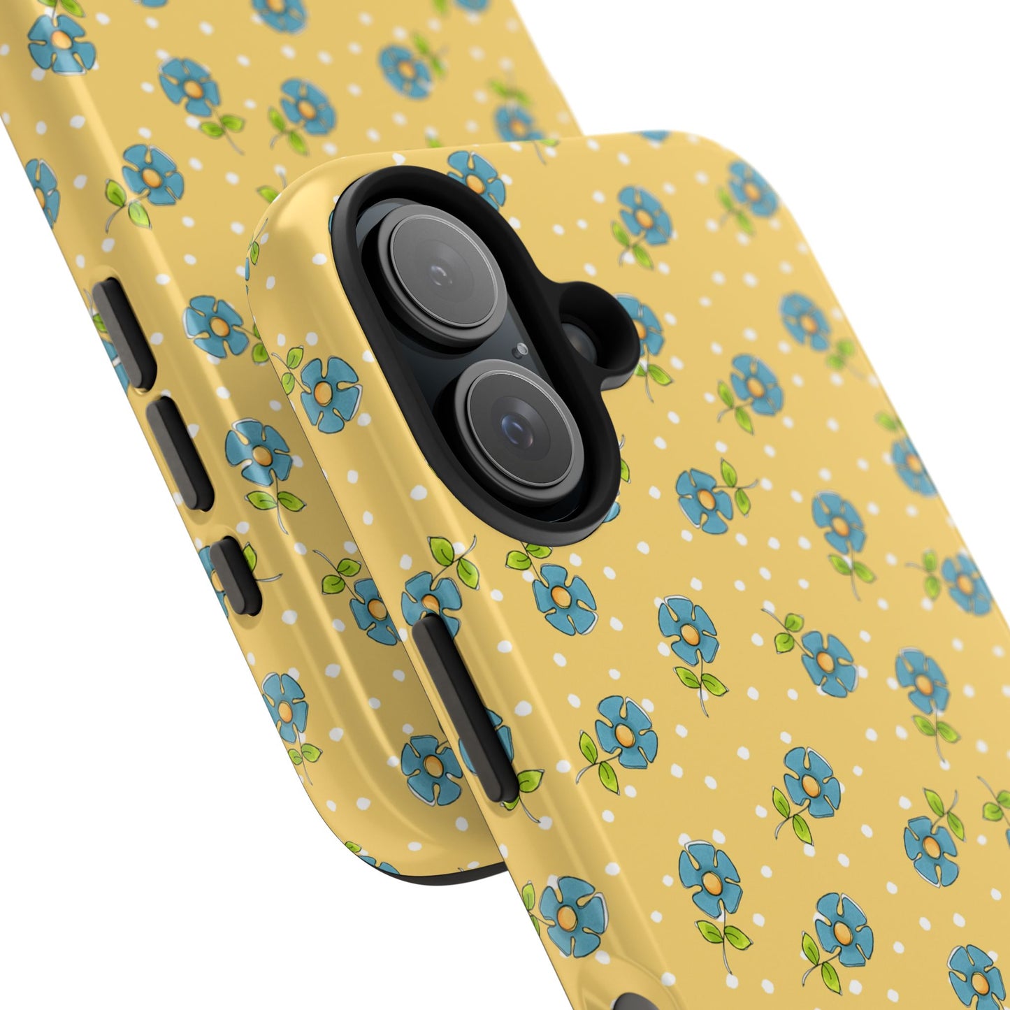 Daisy Dots Yellow Phone Case