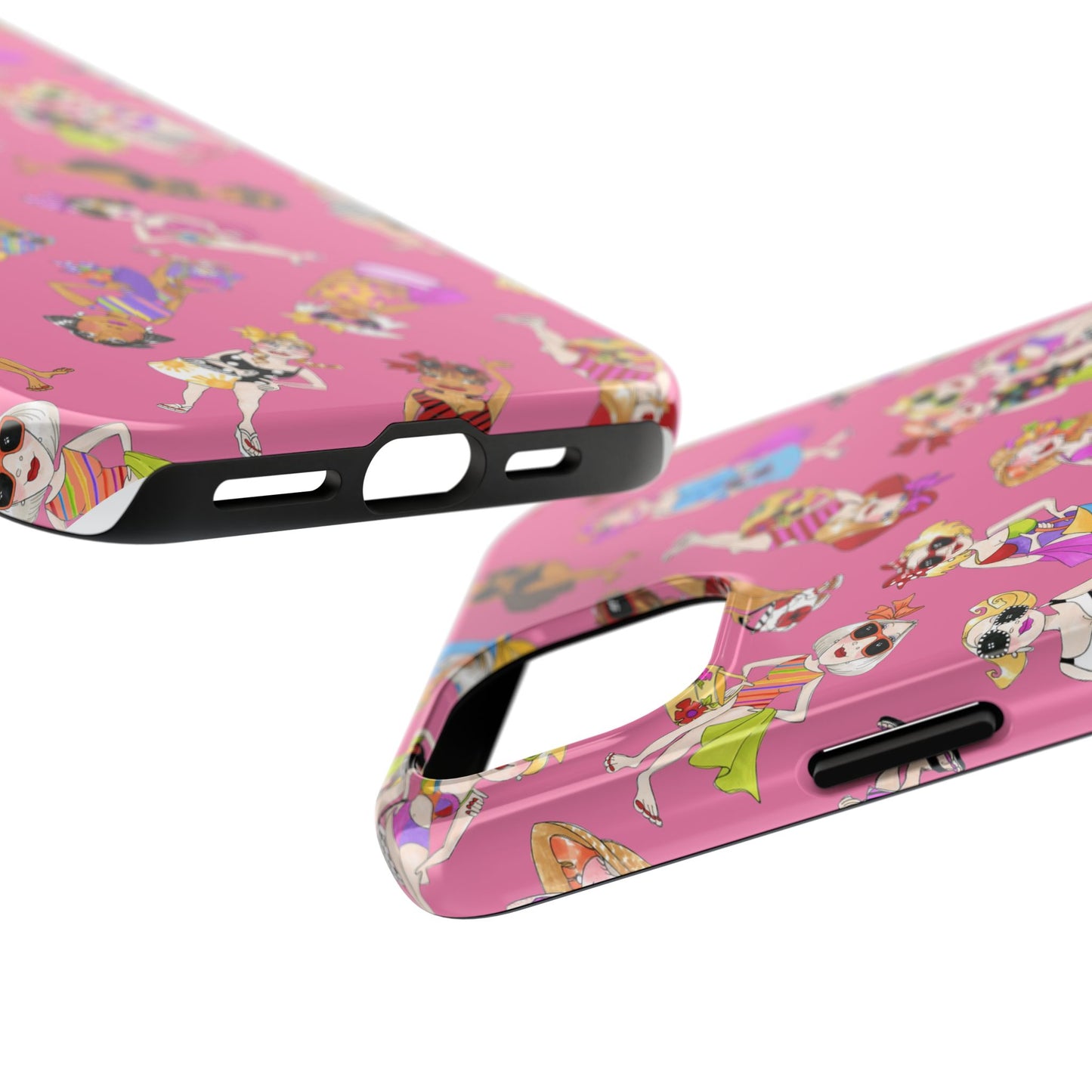 Tossed Beauties Pink Phone Case
