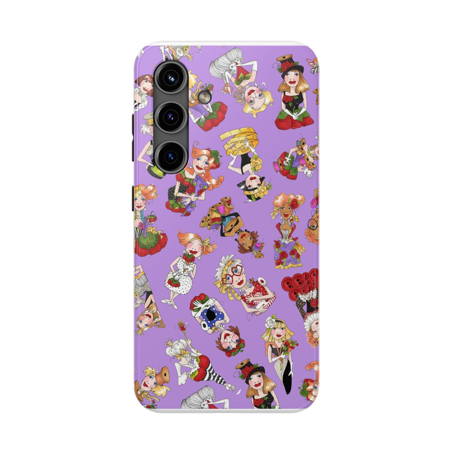 Curious Toss Purple Phone Case