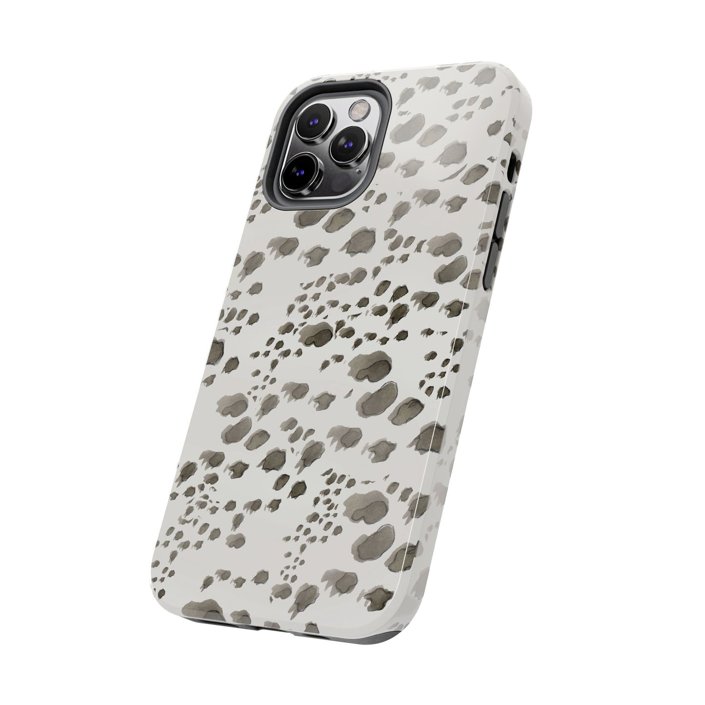 Kitty Dots Gray Phone Case