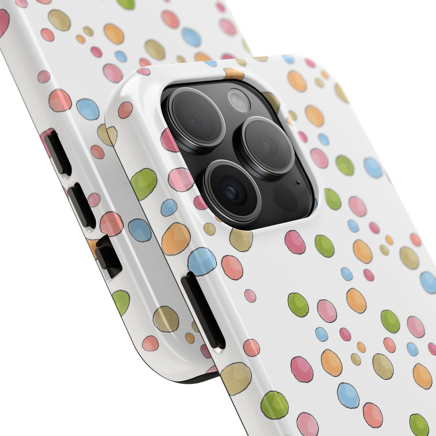 Clown Dots White Phone Case