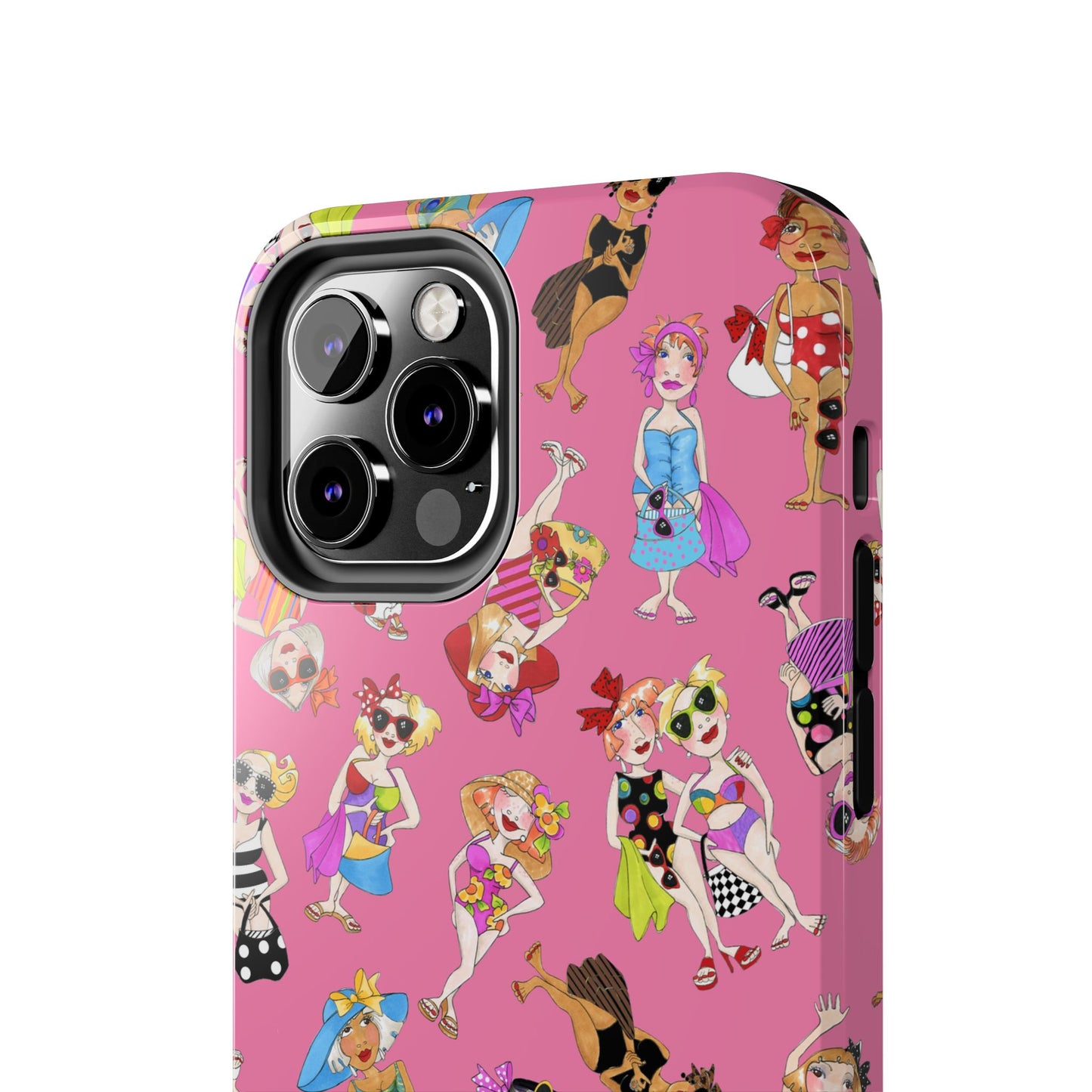Tossed Beauties Pink Phone Case