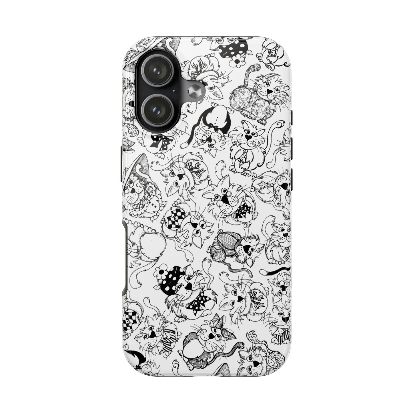 So Kitties Tossed White Phone Case