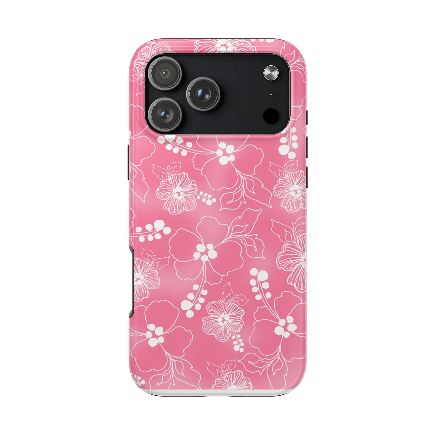 Lacey Hibiscus Pink Phone Case