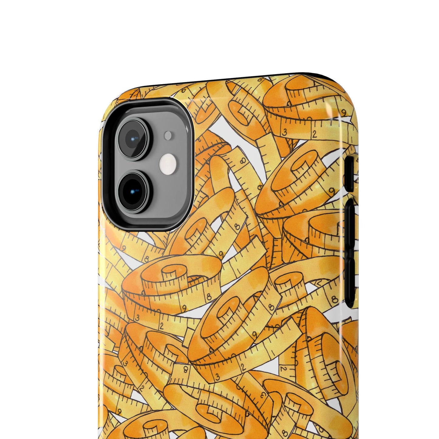 Tape Storm White / Yellow Phone Case