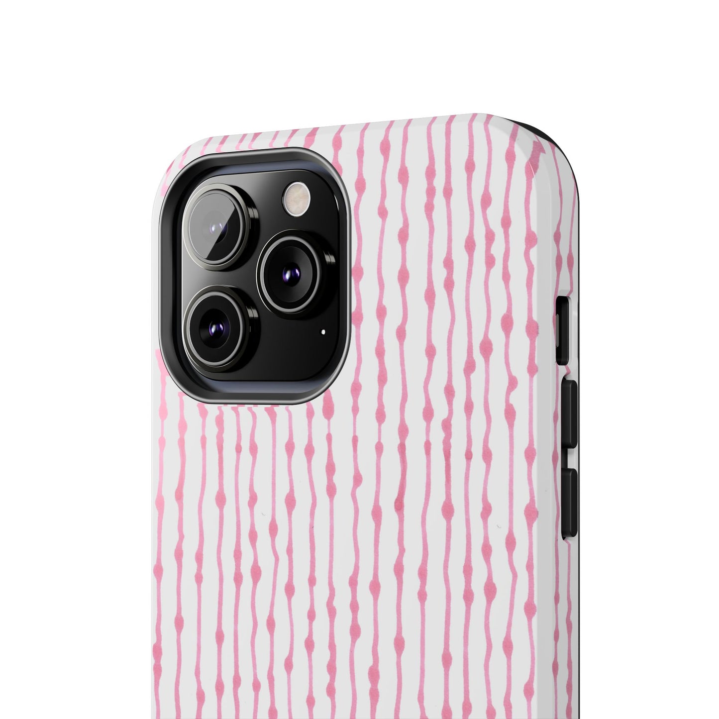 Faux Seersucker White / Pink Phone Case