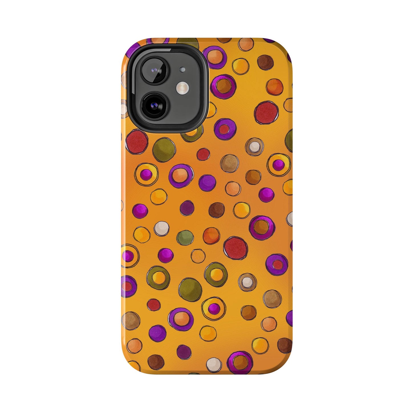 Double Dot Yellow Phone Case