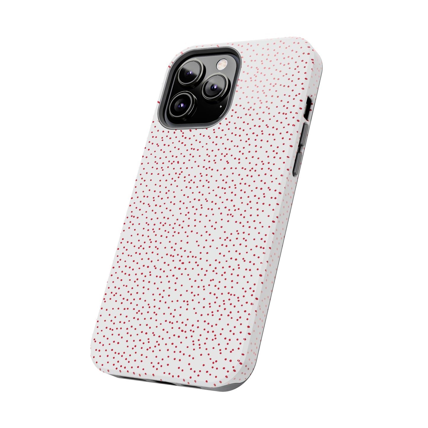 Dinky Dots White / Red Phone Case