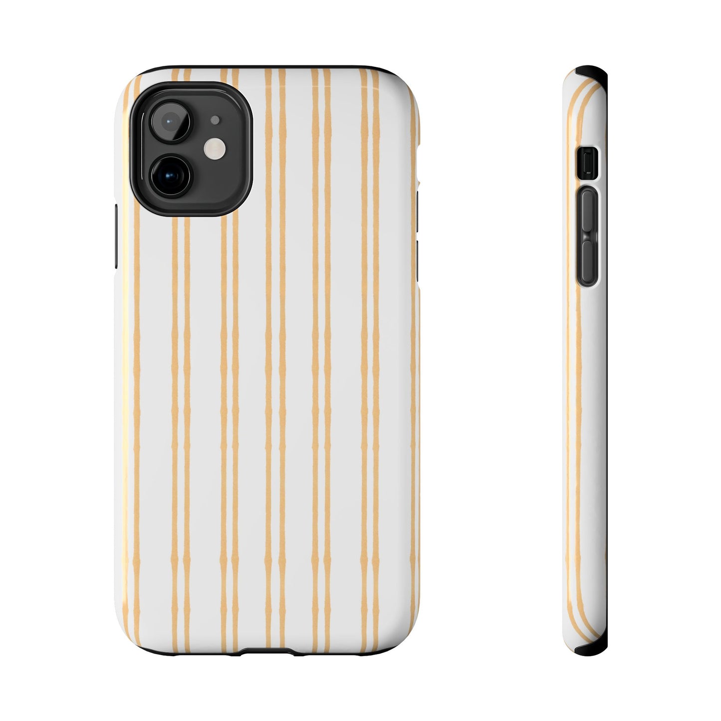 Double Stripe Yellow Phone Case