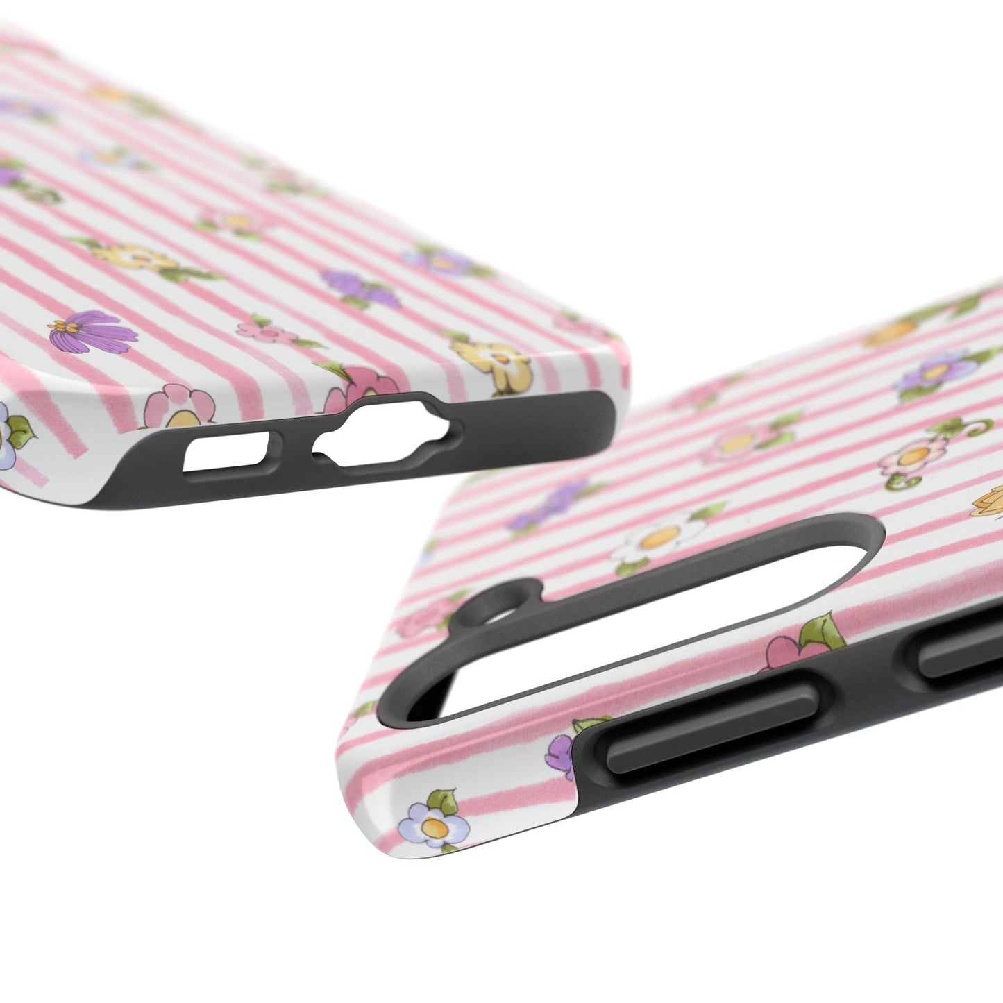 Pretty Posie Stripe Phone Case