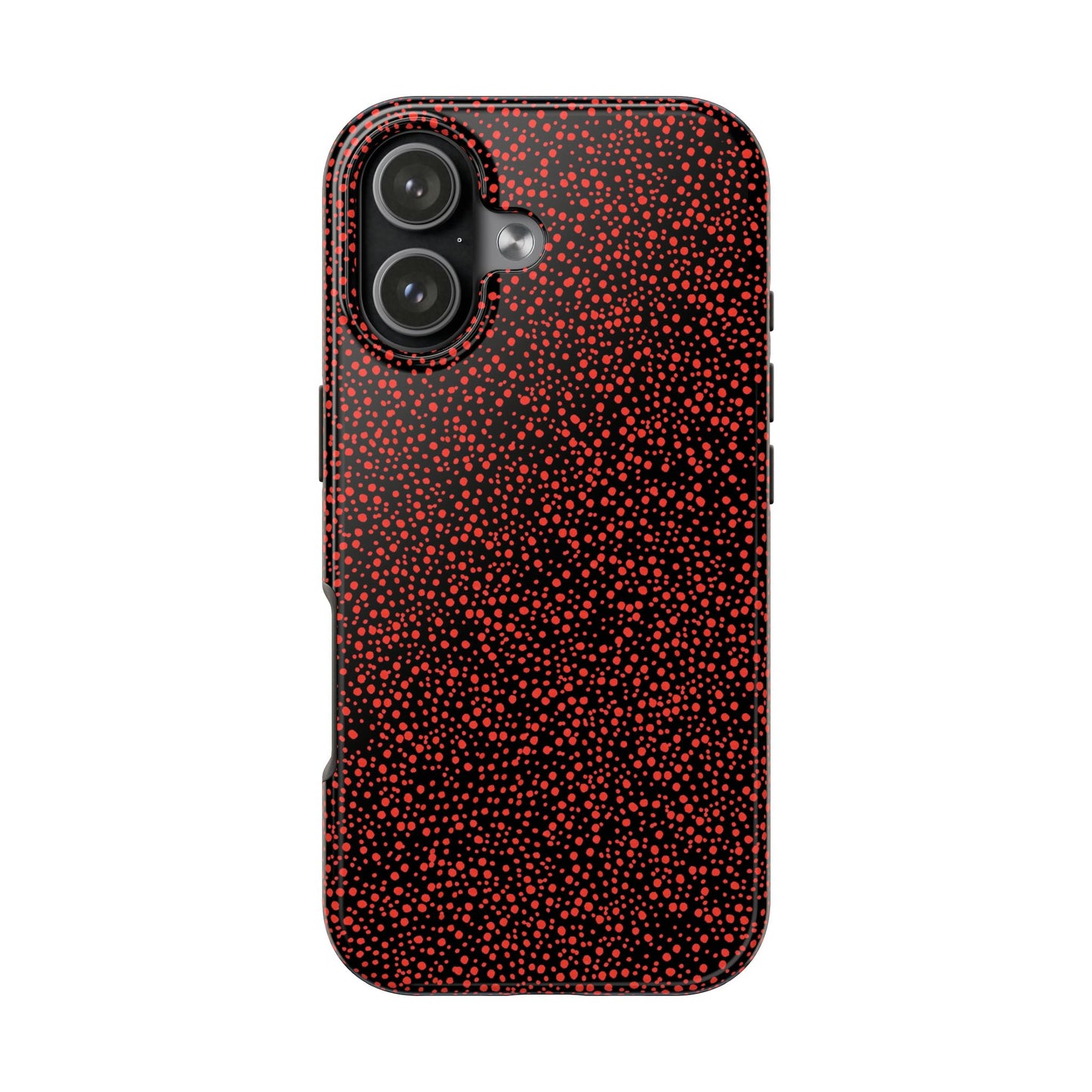 Confetti Red / Black Phone Case