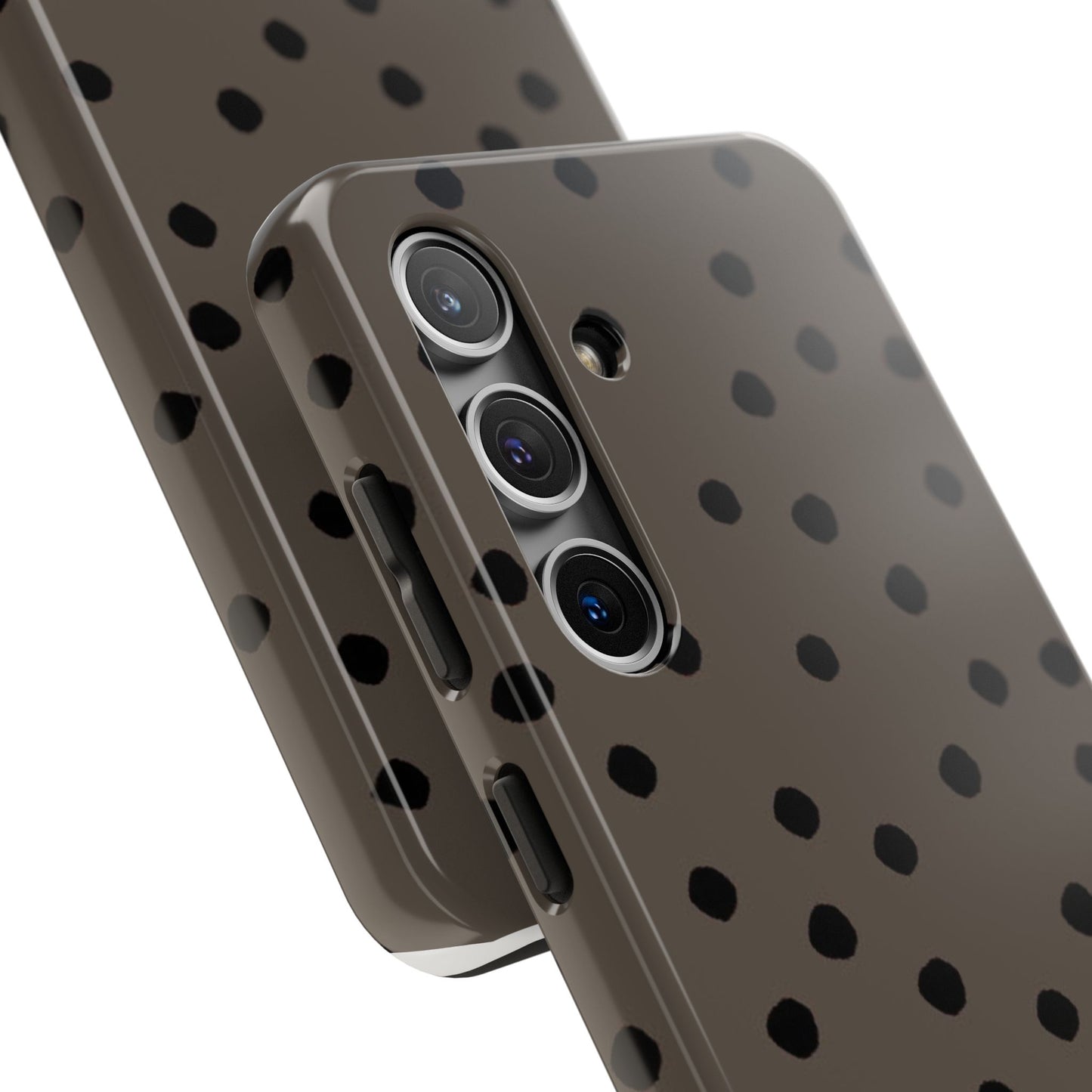Dinky Dots Toast / Black Phone Case
