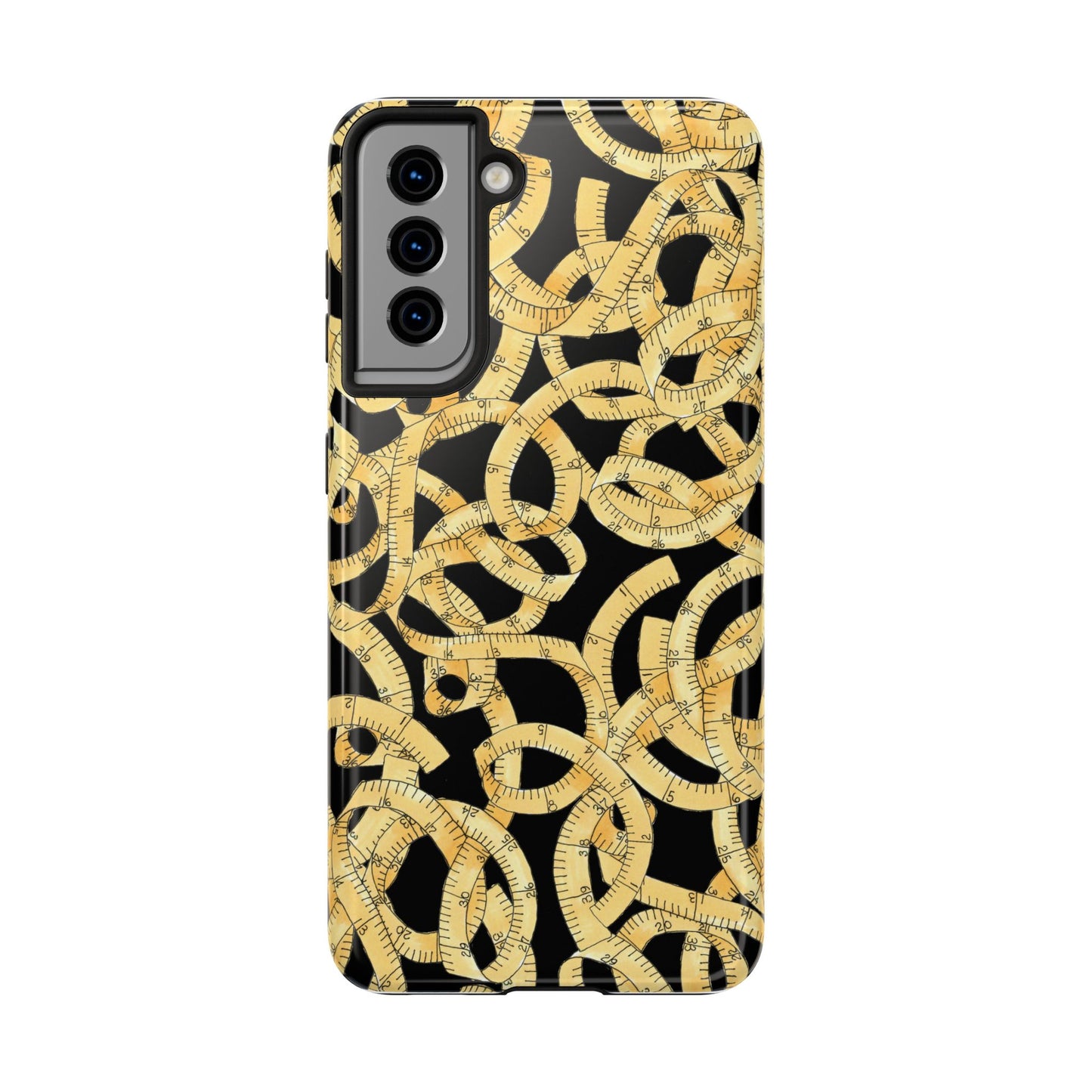Tape Tangle Black Phone Case