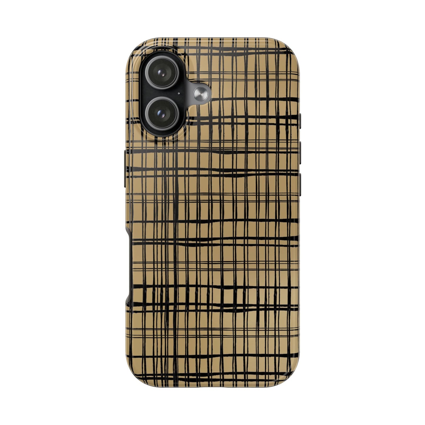 Doggie Fence Tan Phone Case