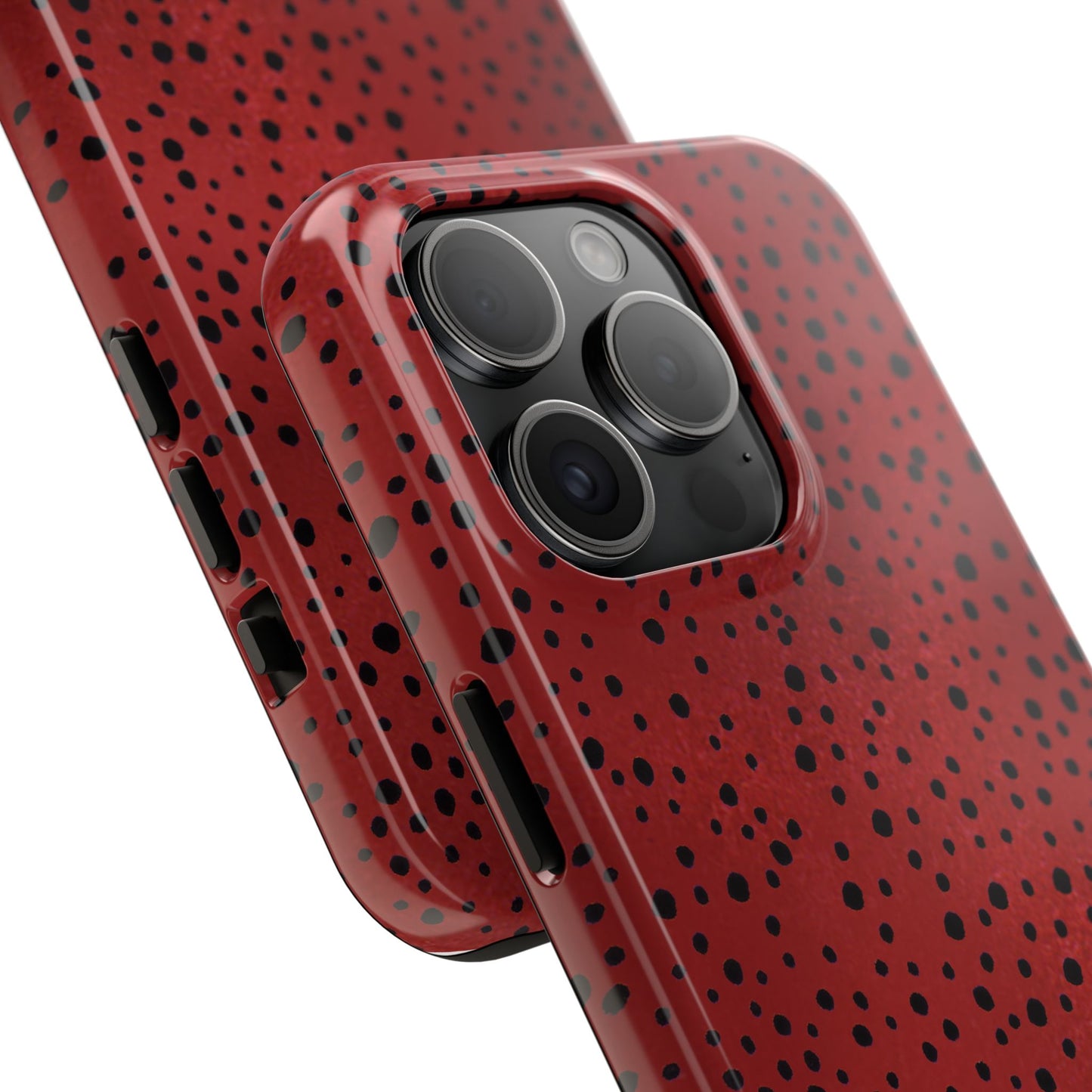 Pepper Dots Red / Black Phone Case