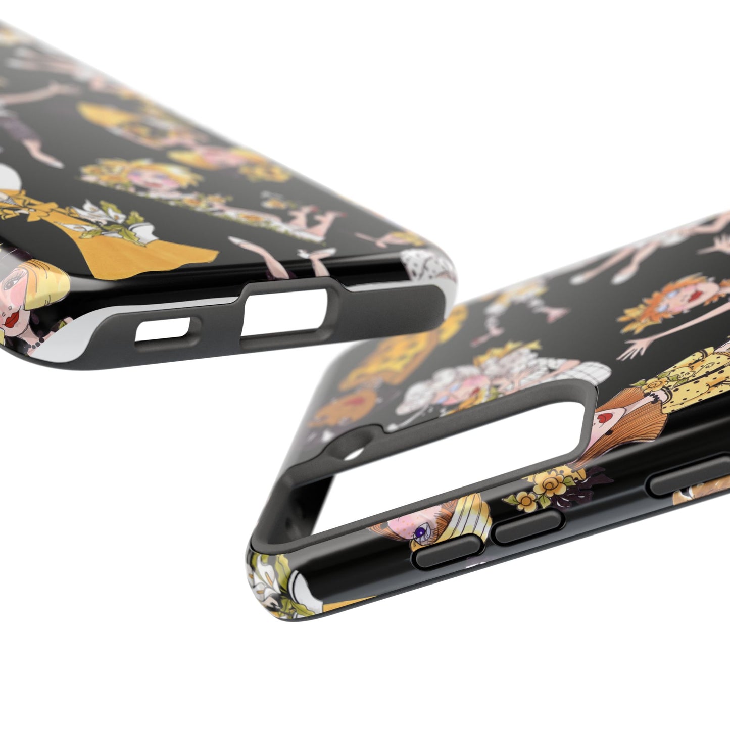 Bee Tossed Black Phone Case