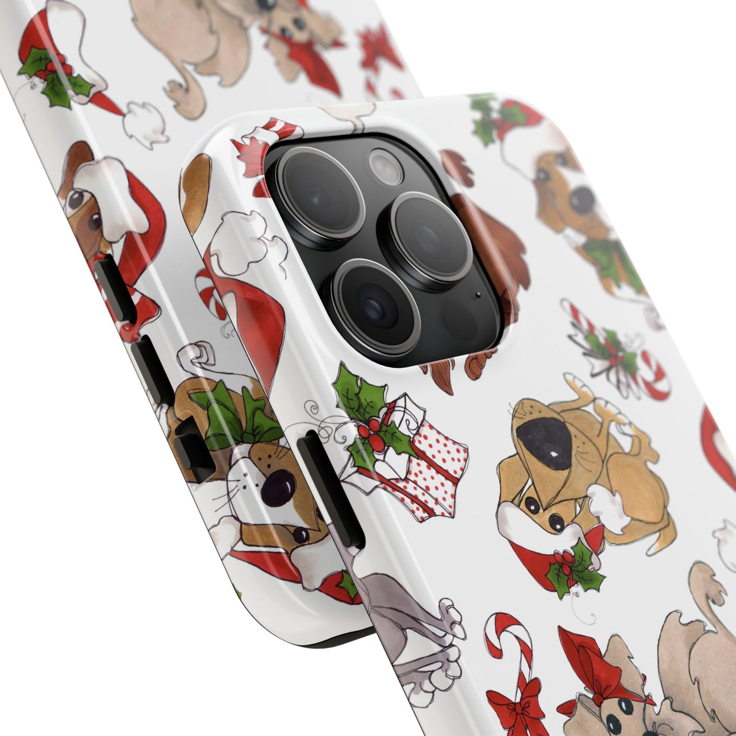 Doggie Toss White Phone Case