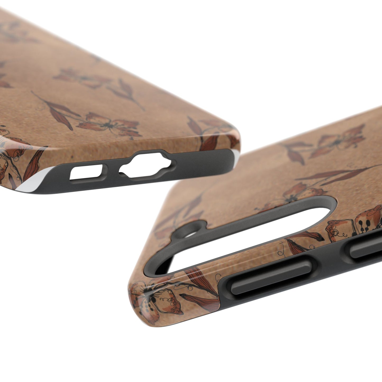 Brown Buds Phone Case