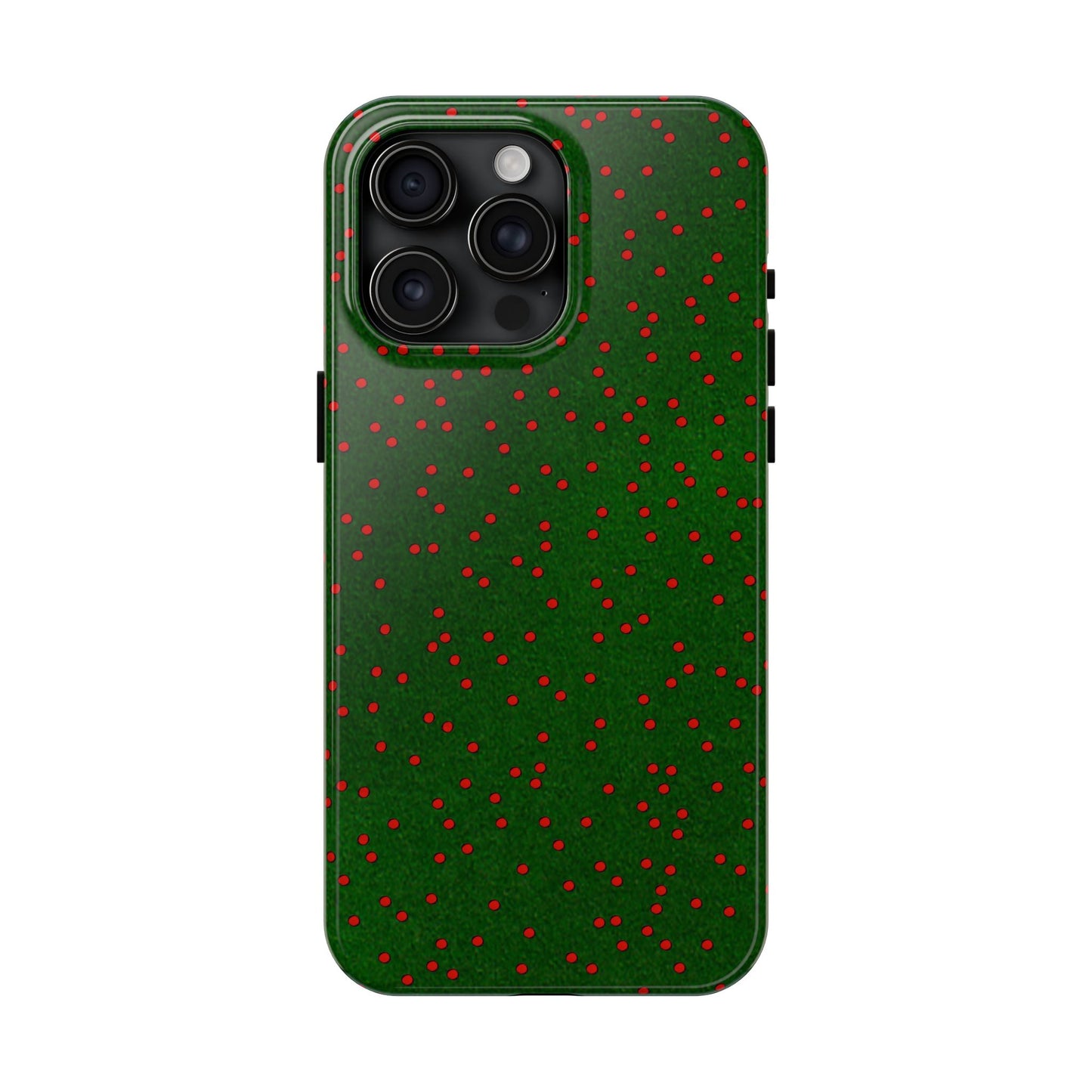 Happy Dots Green / Red Phone Case