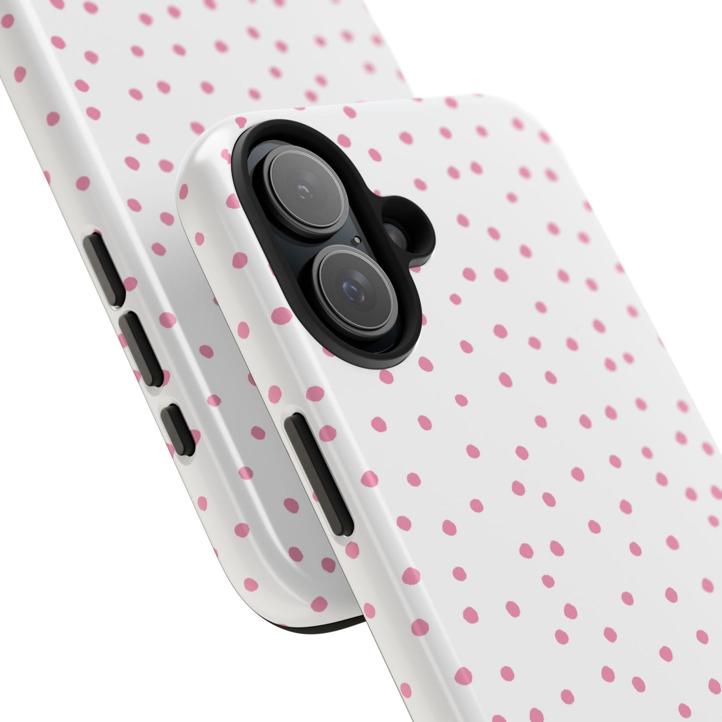 Dinky Dots White / Pink Phone Case