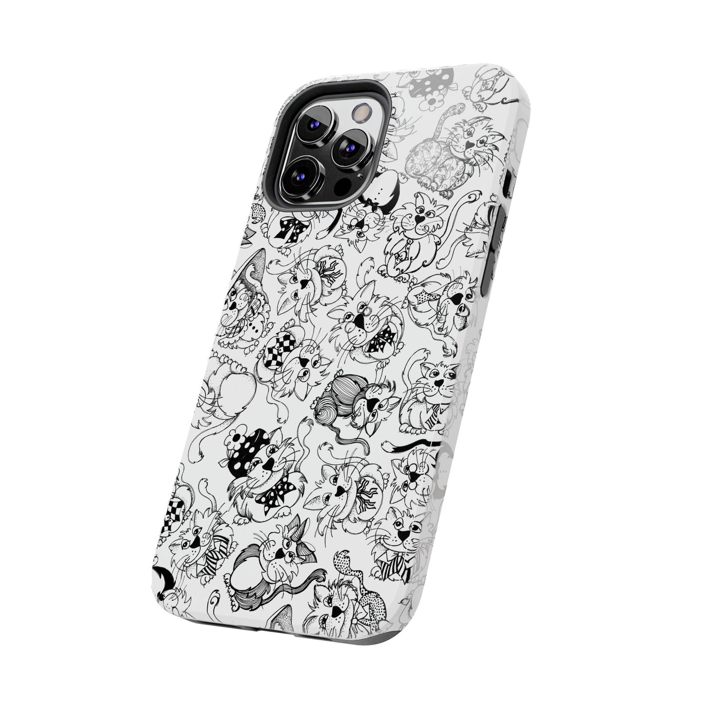 So Kitties Tossed White Phone Case