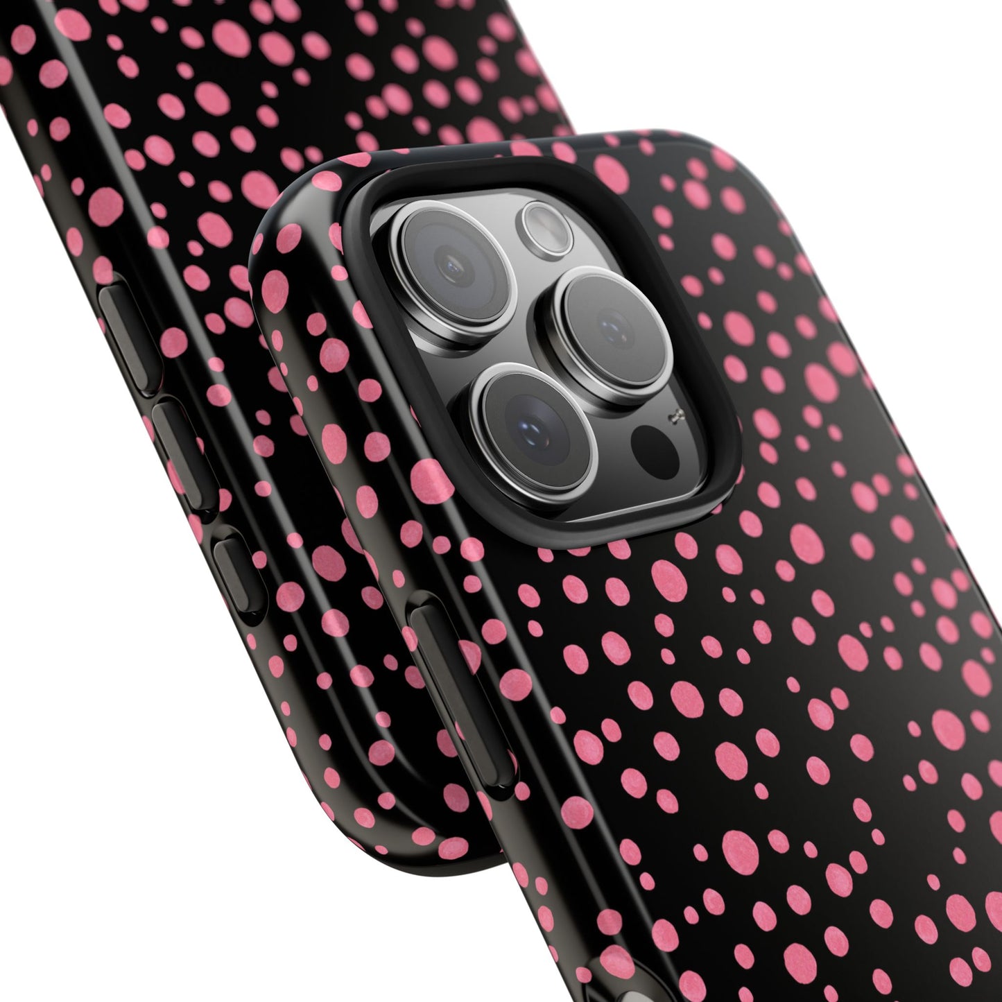 Balloon Dots Black / Pink Phone Case