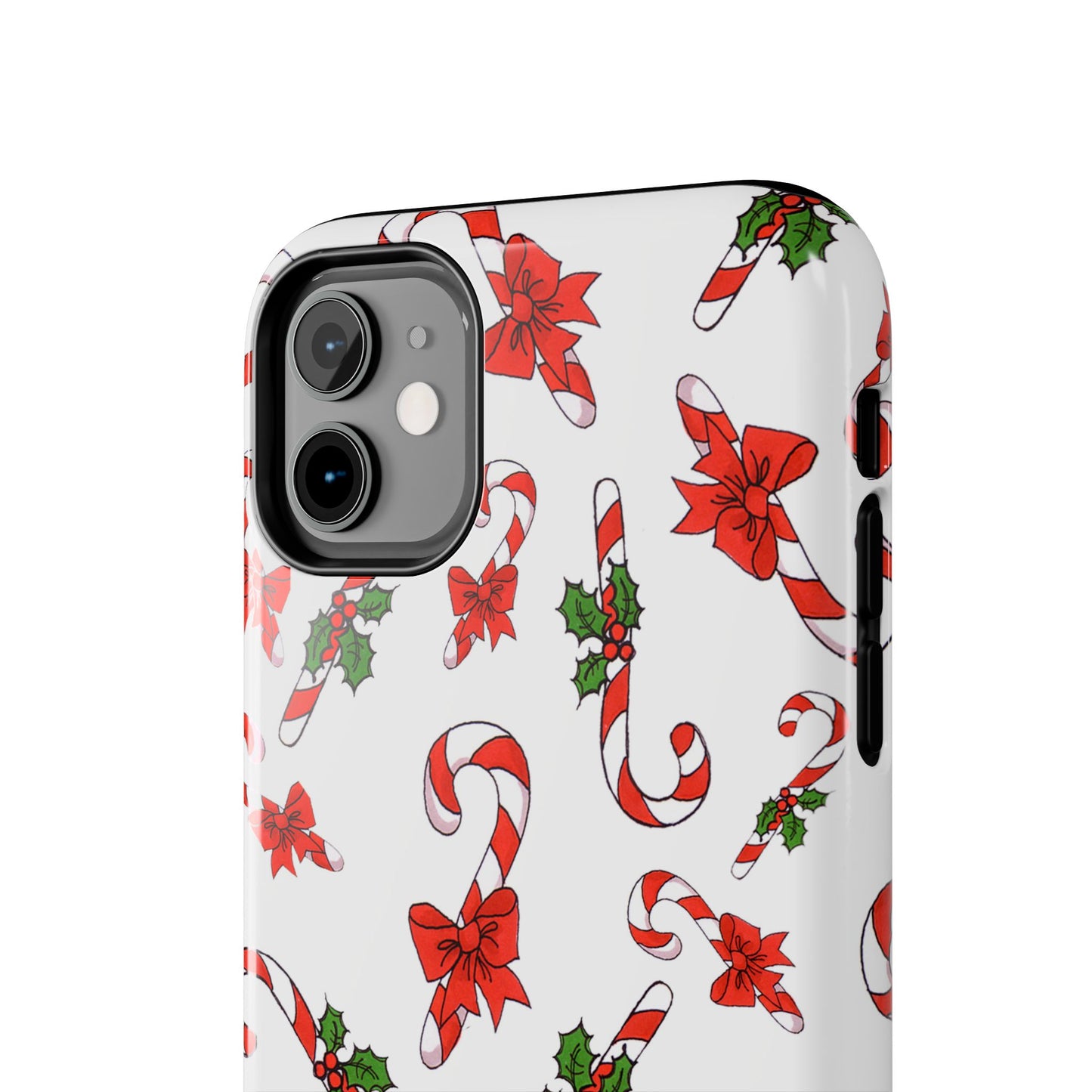 Candy Cane Crowd White Phone Case