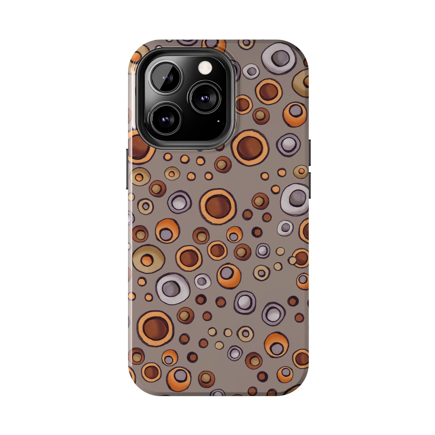 Doggy Dots Gray Phone Case