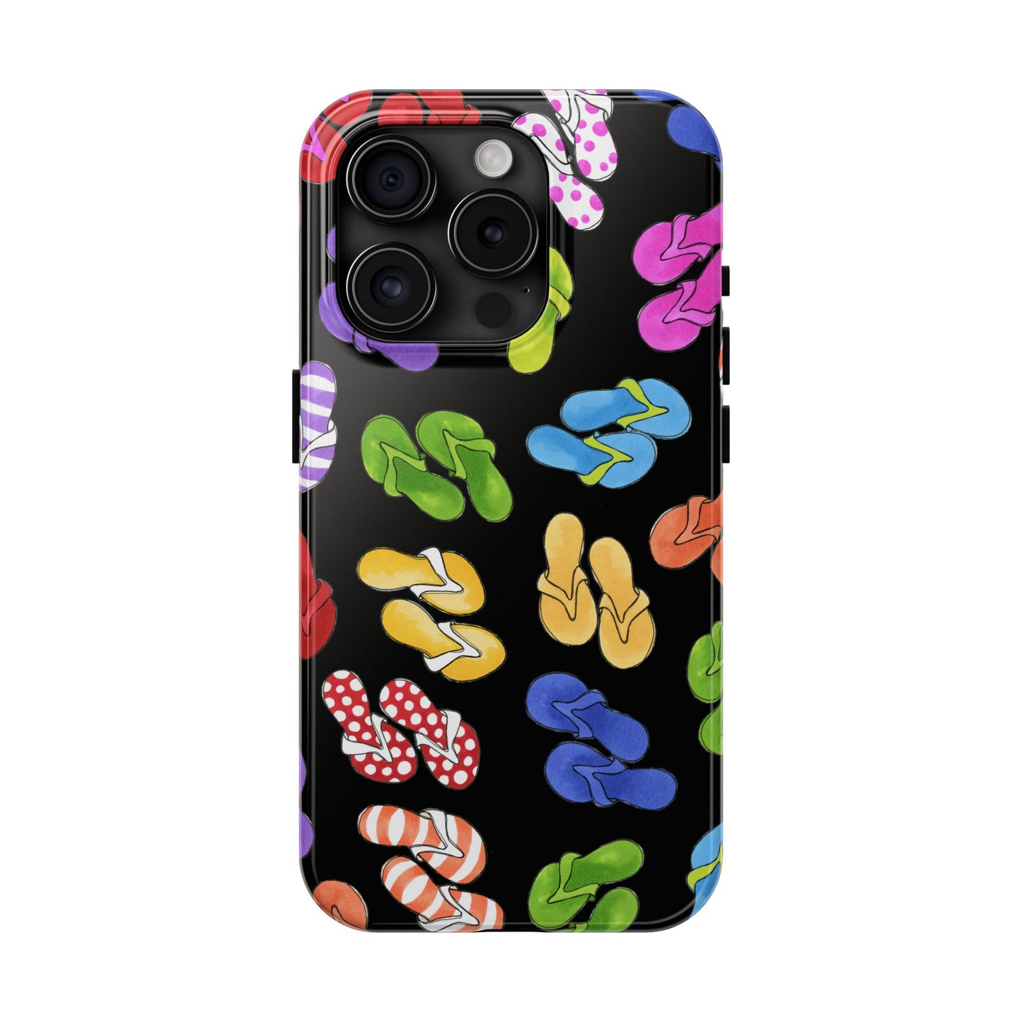 Fun Flops Black Phone Case