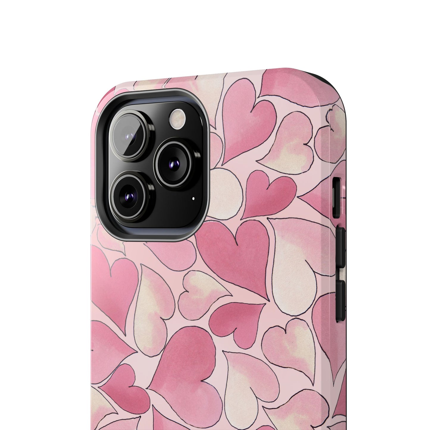 Hearts Pink Sky Phone Case