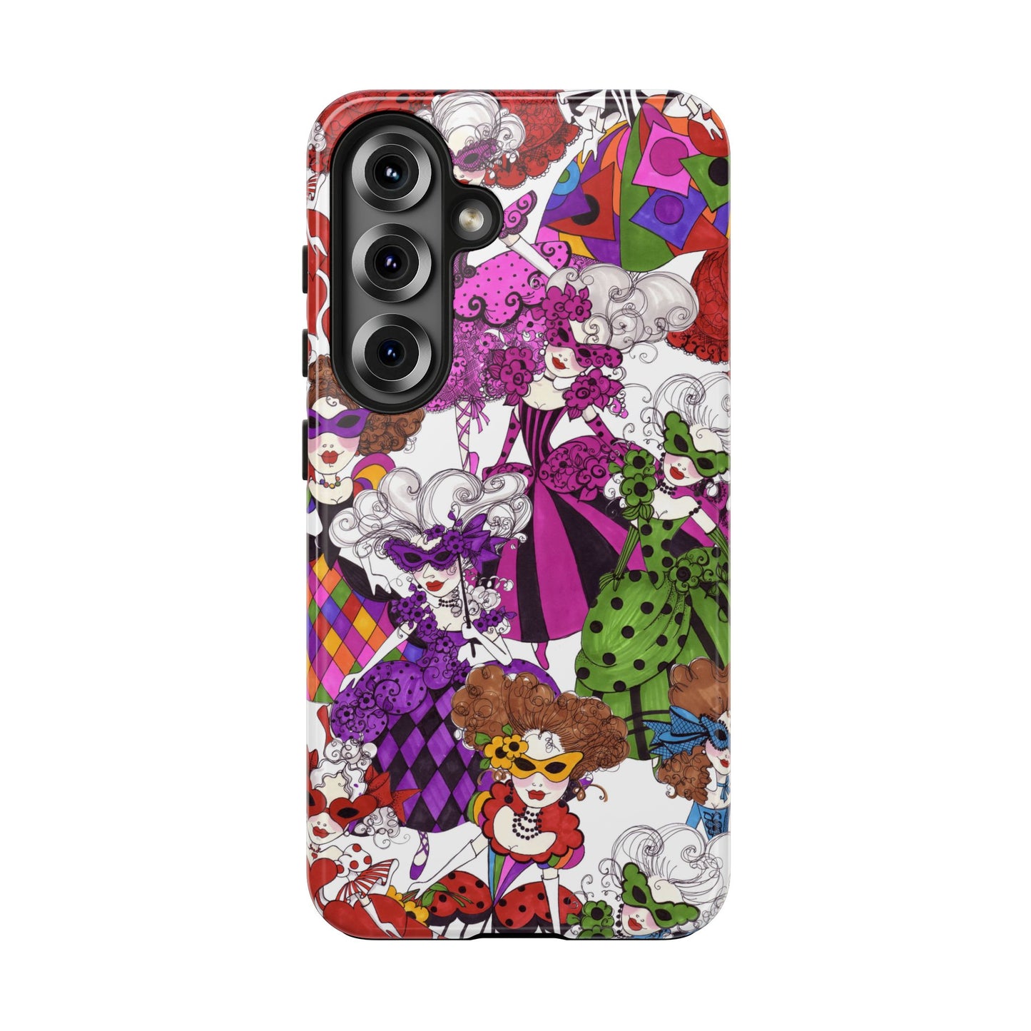 Crowded Dance Floor White Phone Case