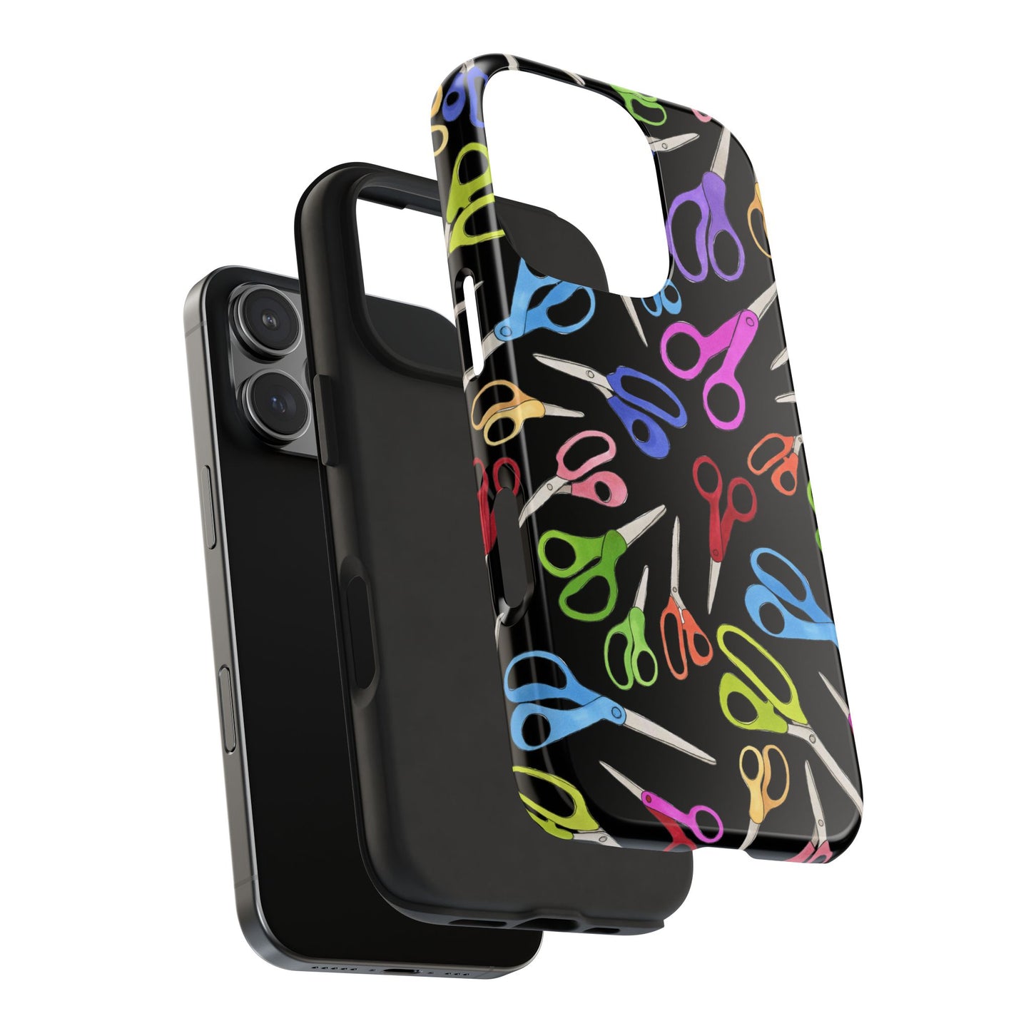 Shear Fun Black Phone Case