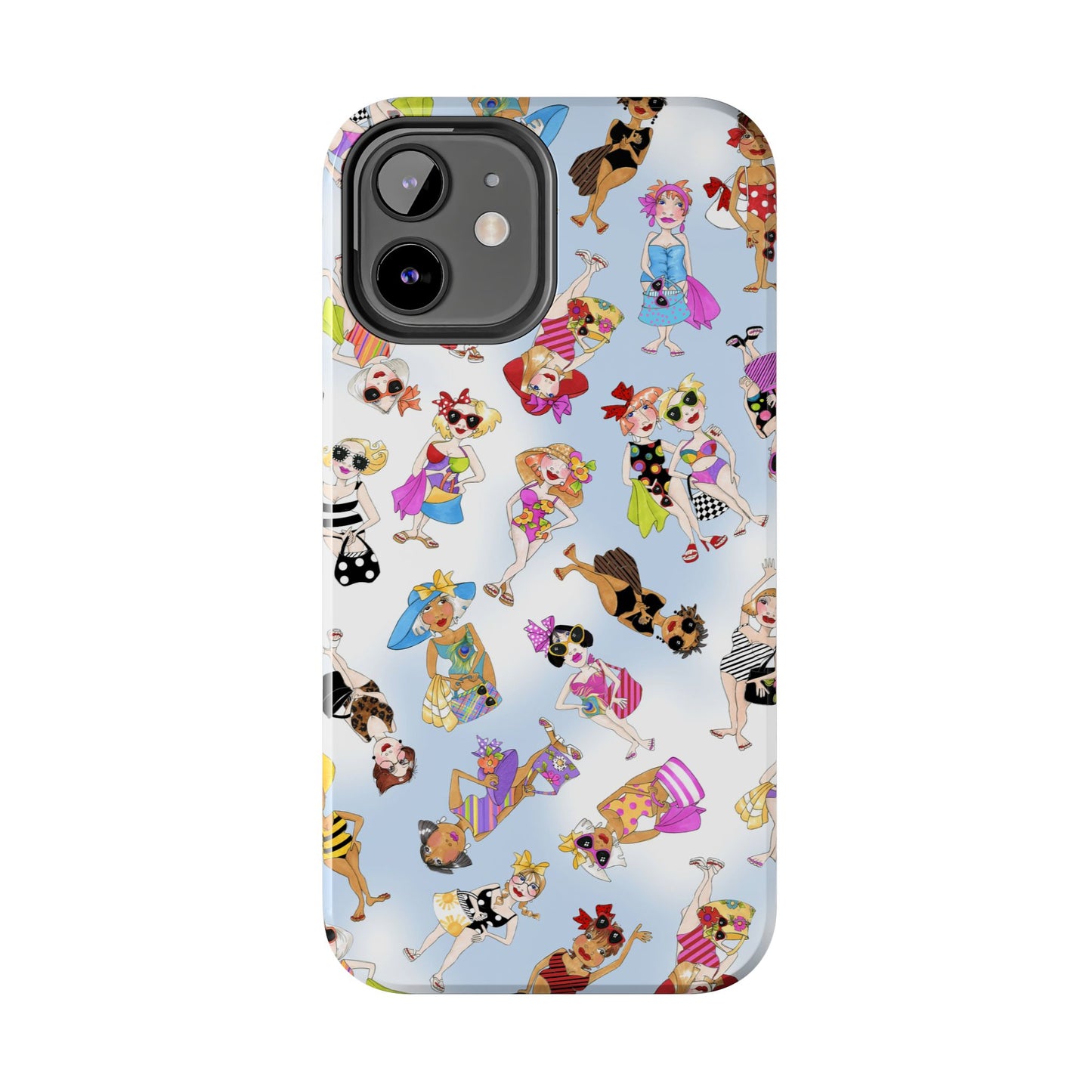 Tossed Beauties Blue Sky Phone Case