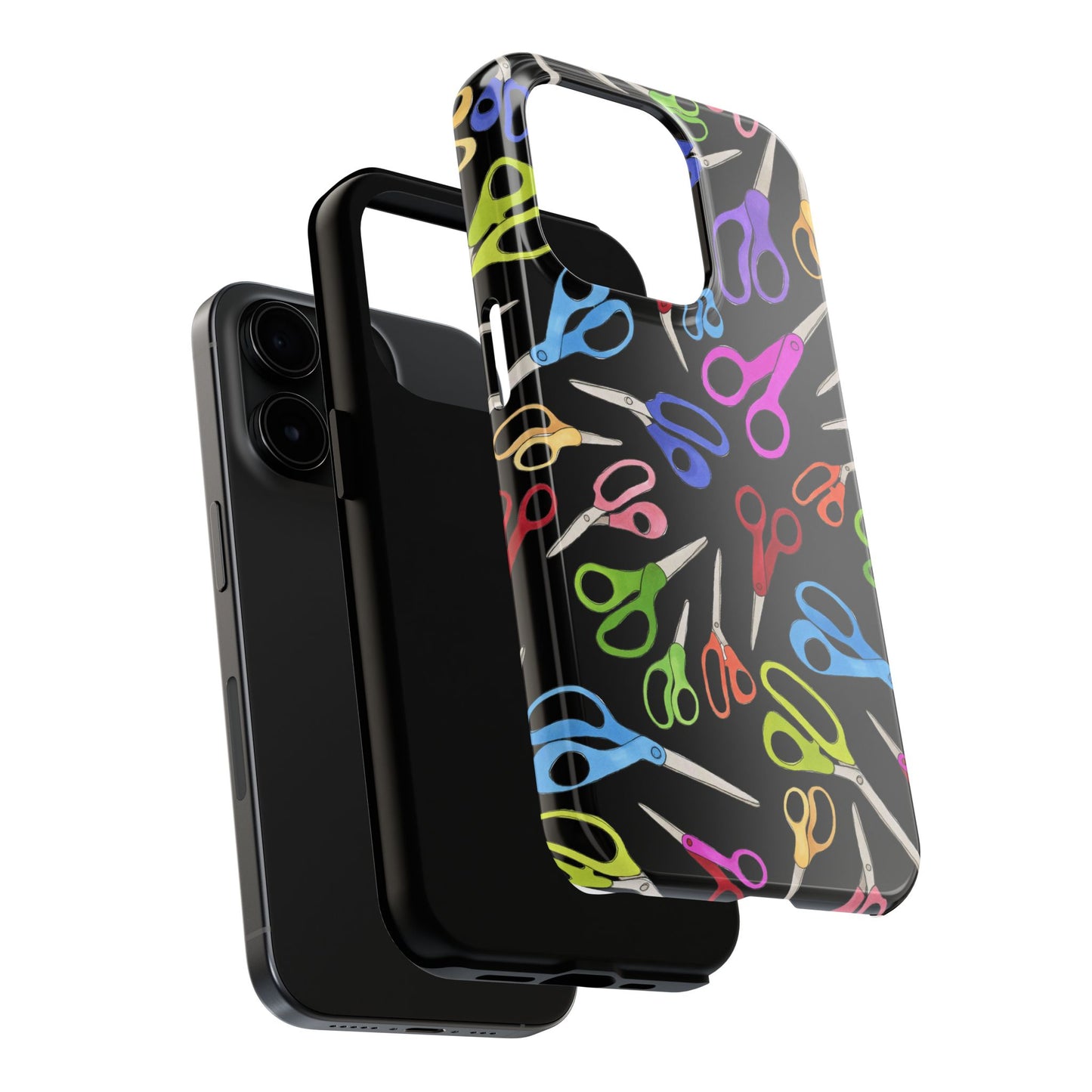 Shear Fun Black Phone Case