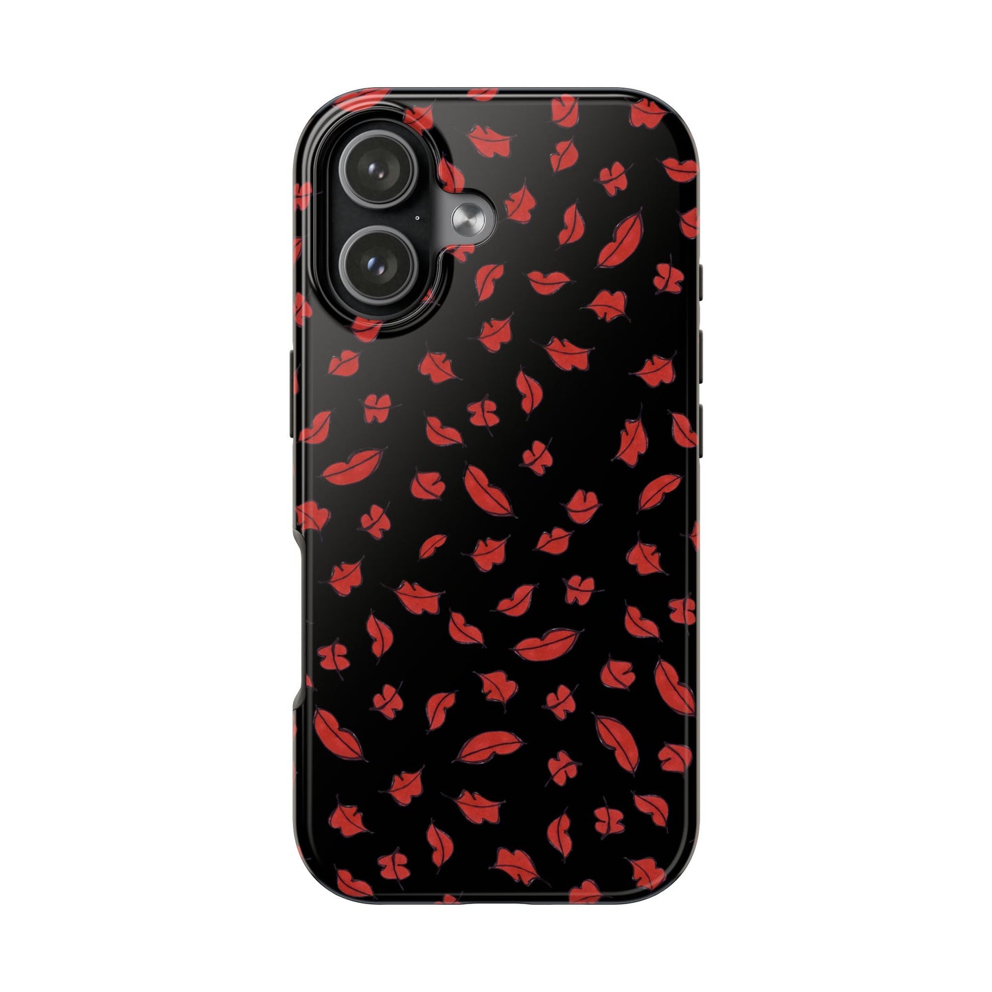 Autumn Lips Black Phone Case
