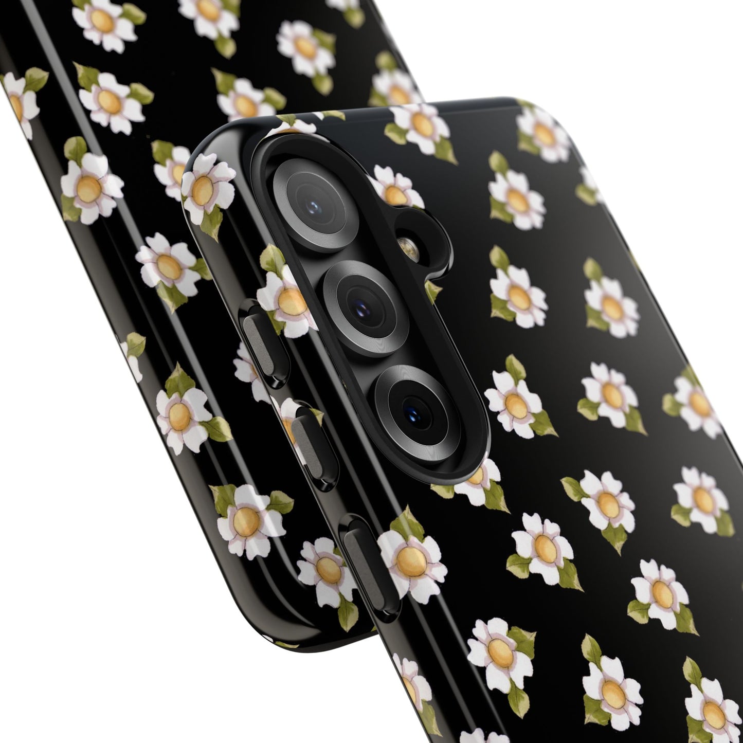 Daisies Black Phone Case
