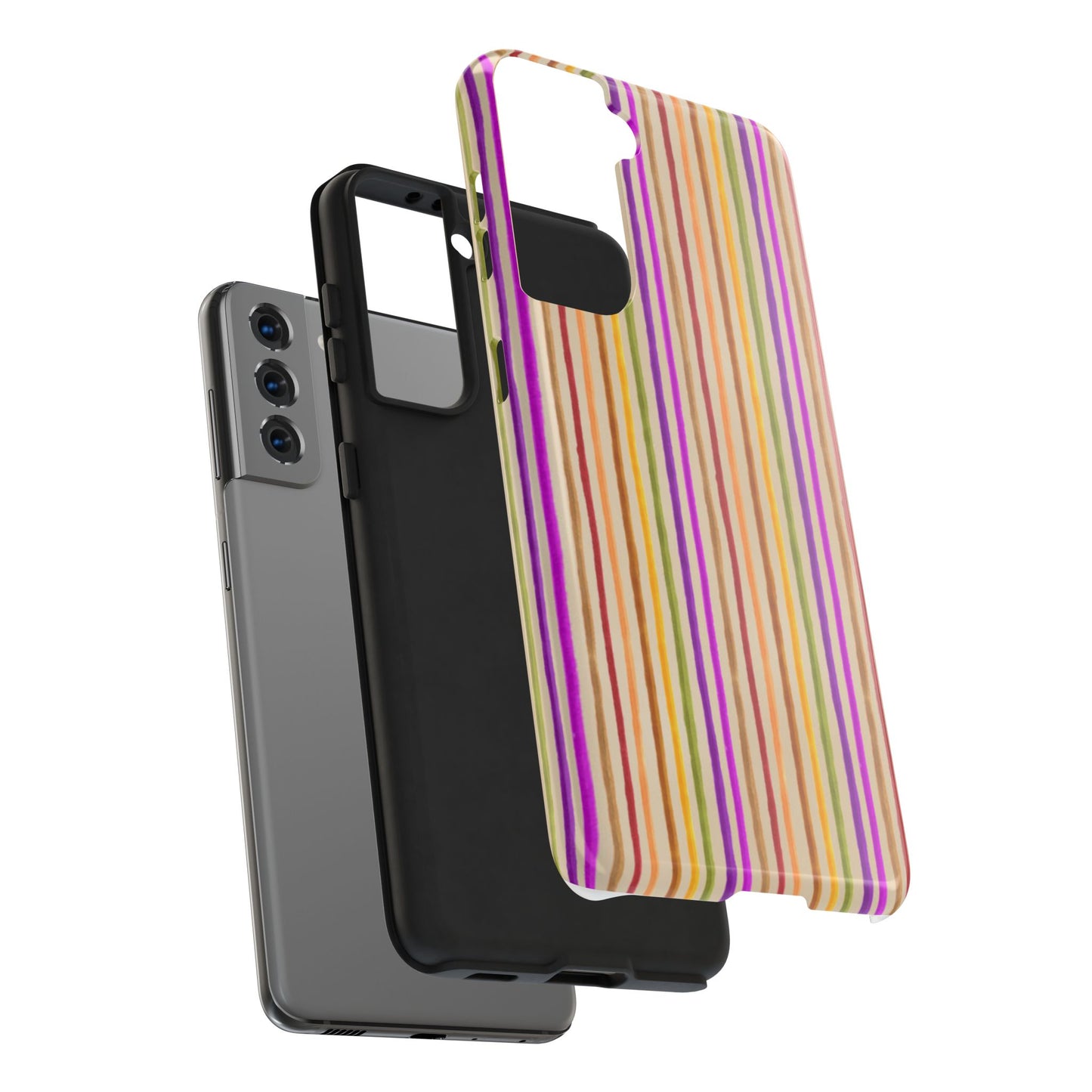 Spice Stripe Muslin Phone Case