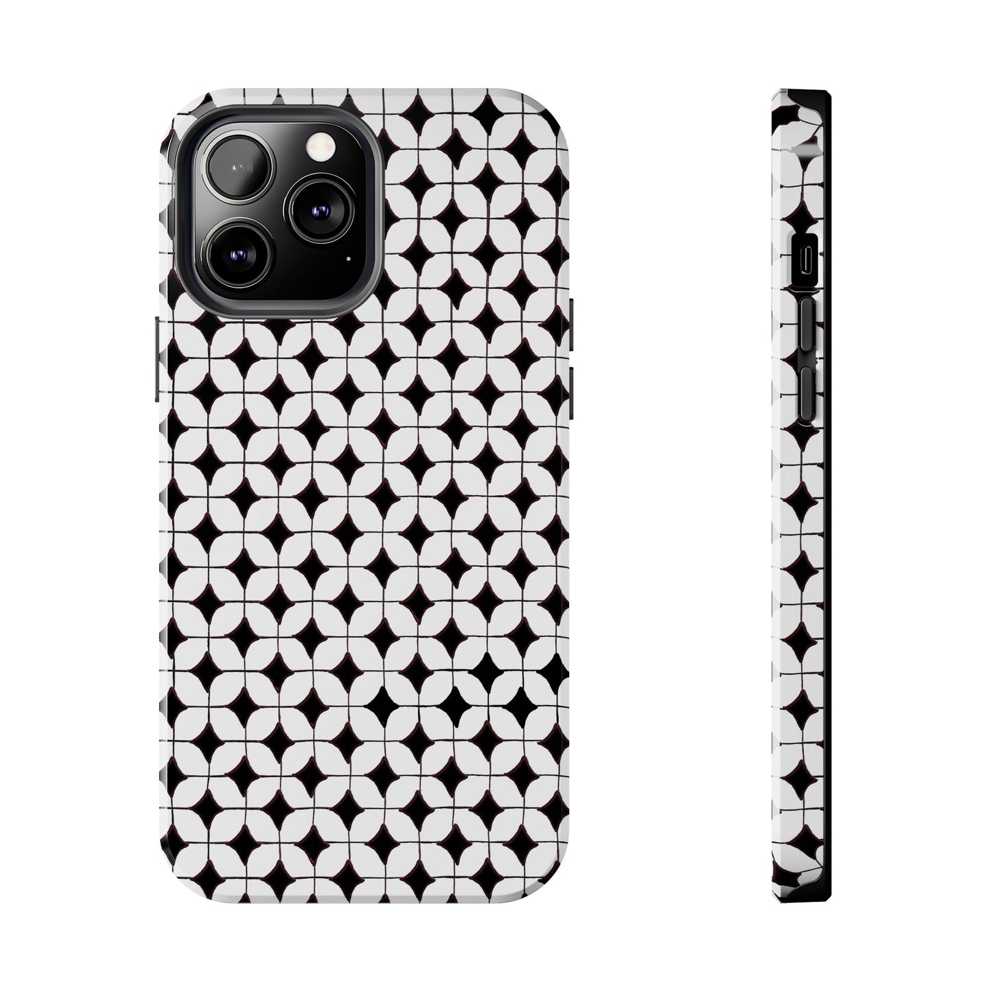 Tile-ish Black Phone Case