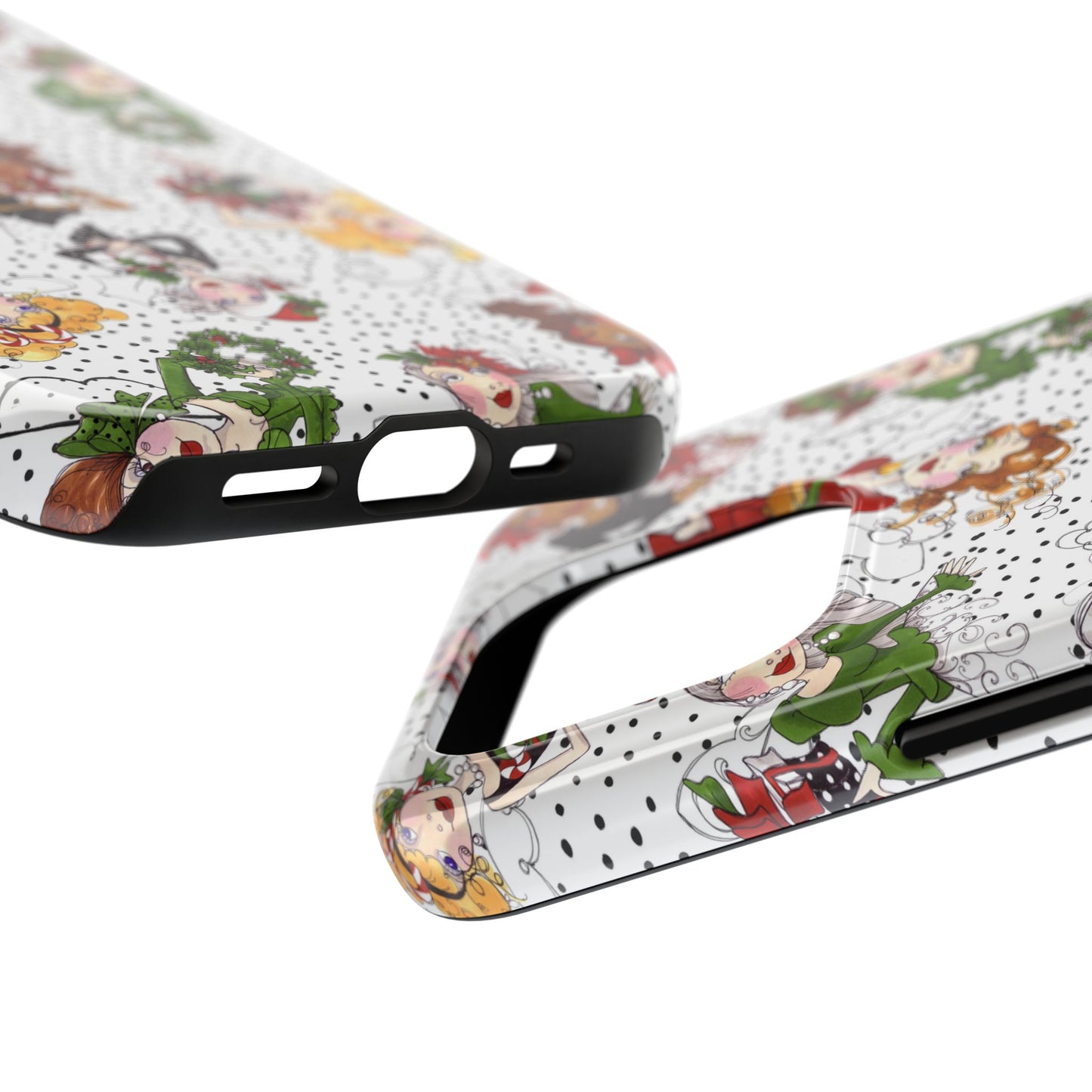 Fairy Toss White / Black Phone Case