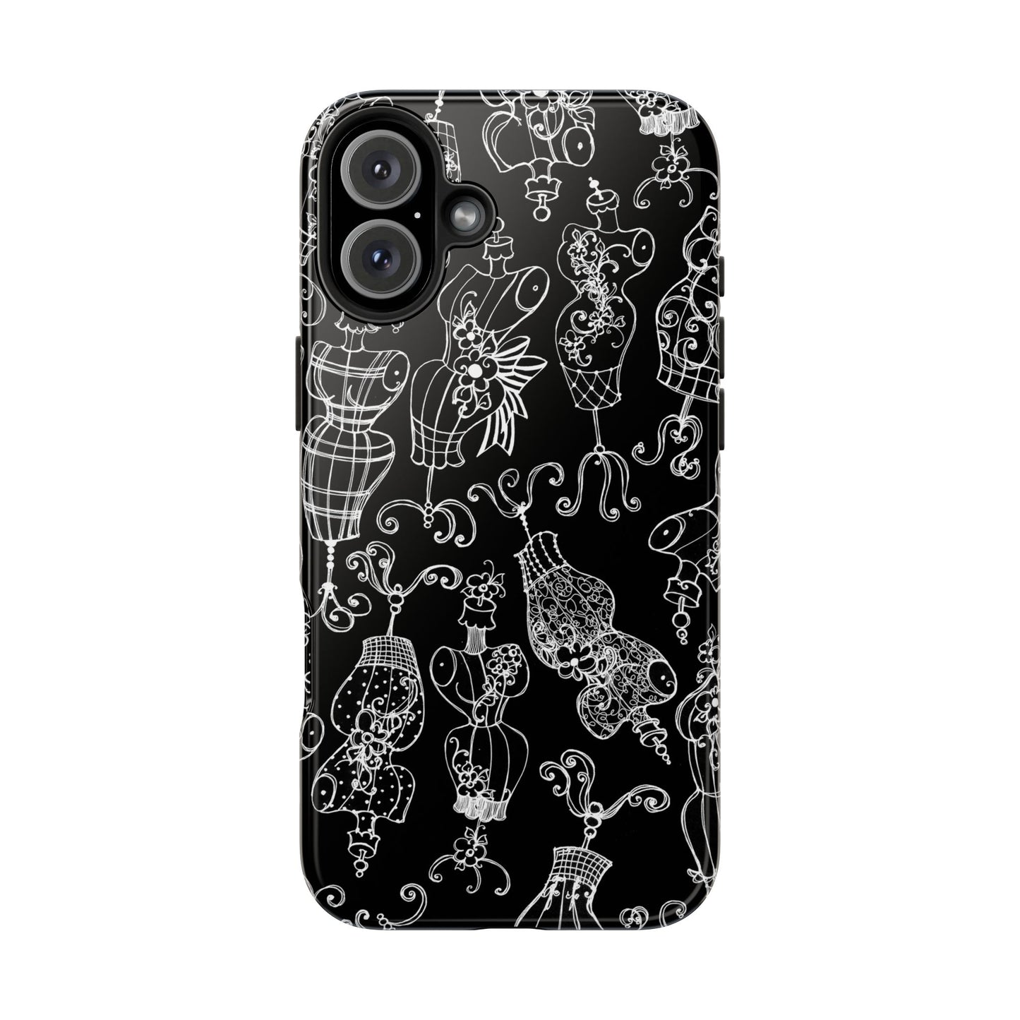 Mannequinique Black / White Phone Case