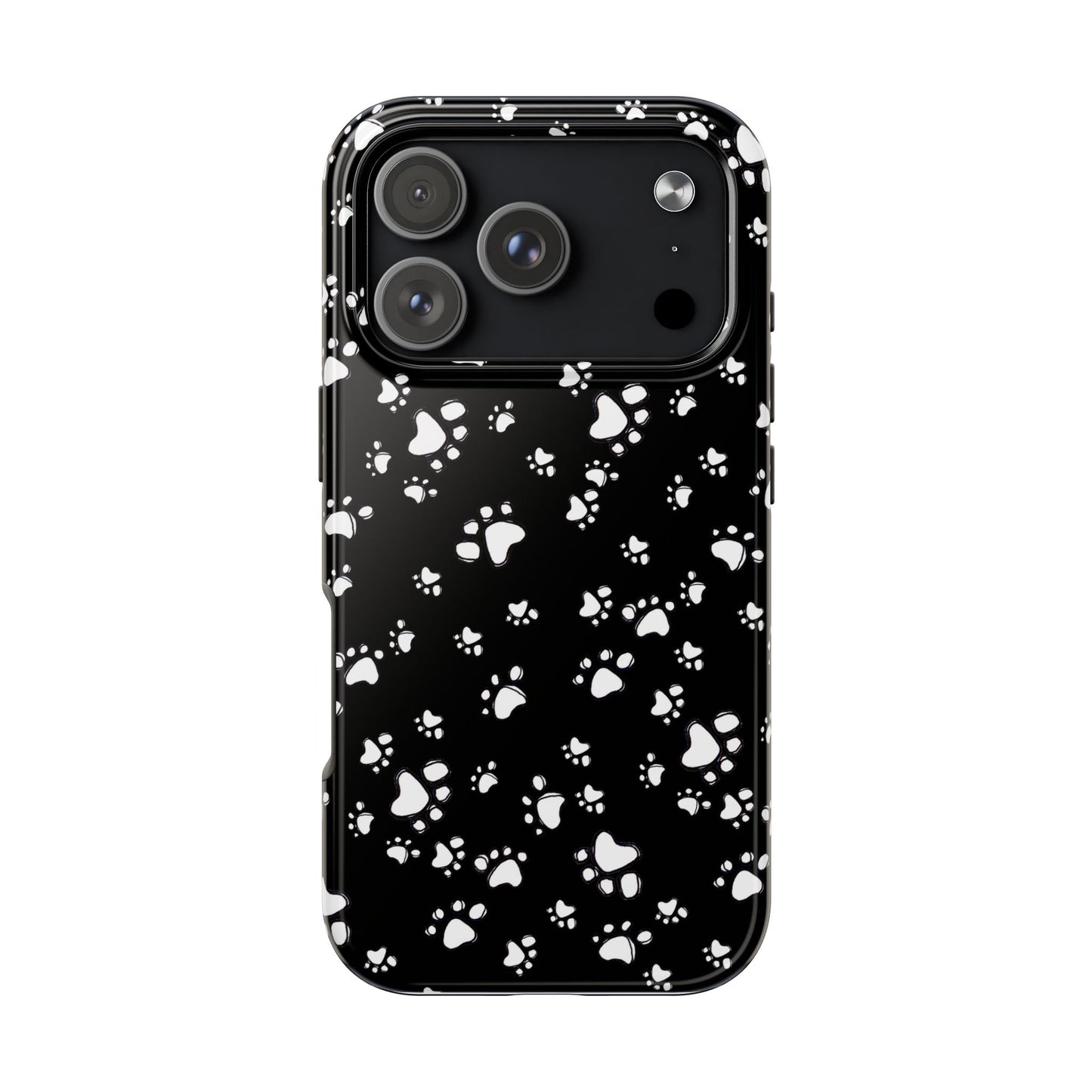 Paw Flakes Black Phone Case