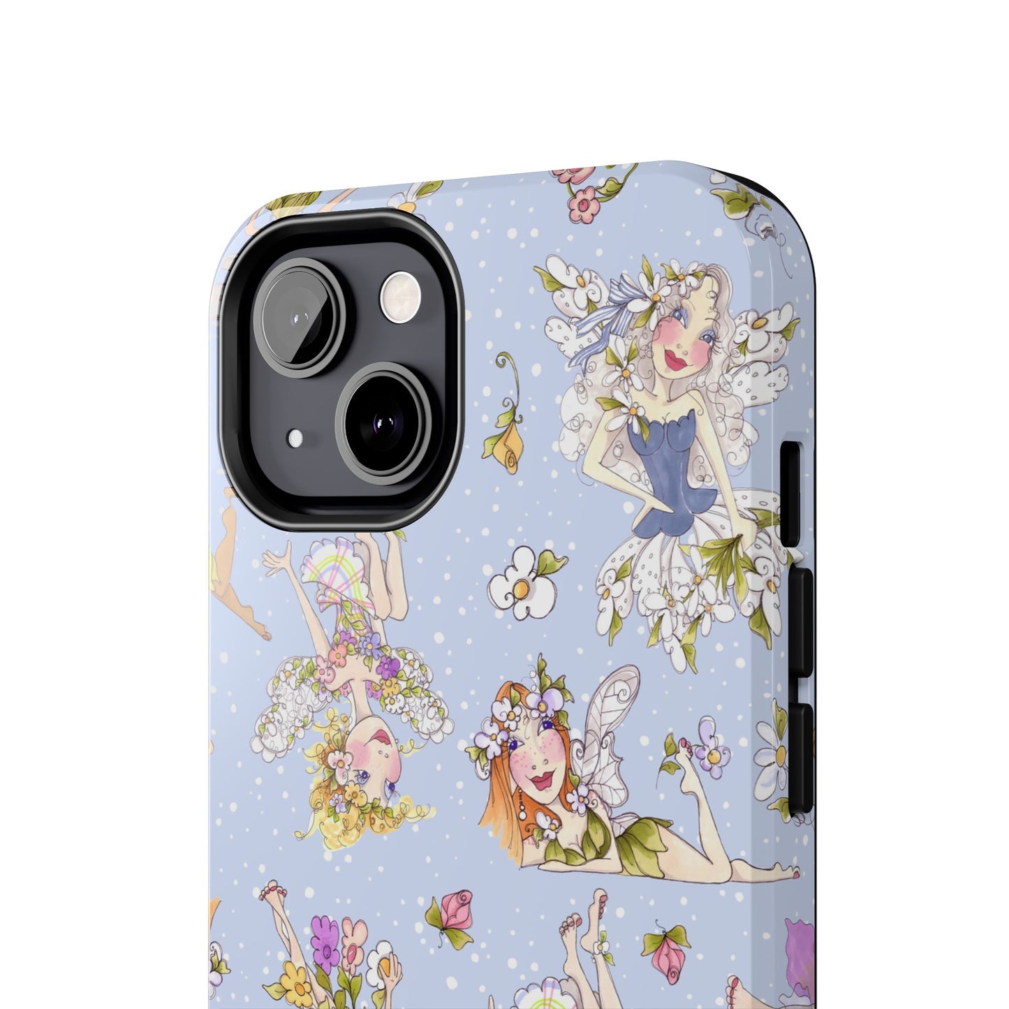 Tossed Fairies Blue Phone Case