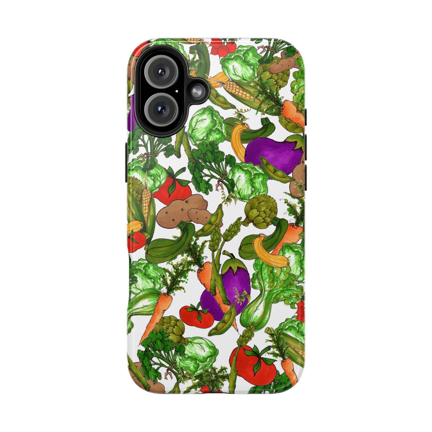 Veggie Jungle White Phone Case