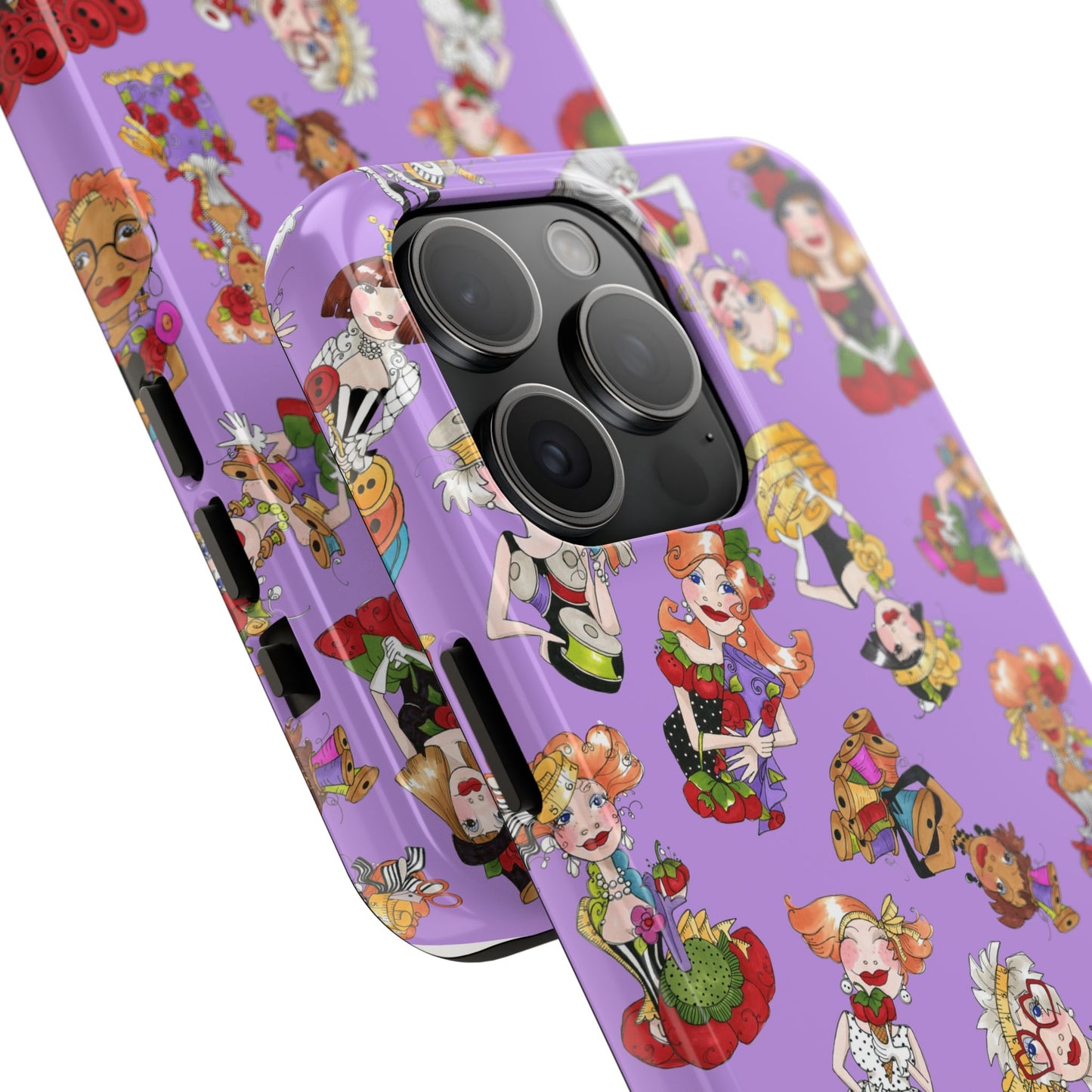 Curious Toss Purple Phone Case